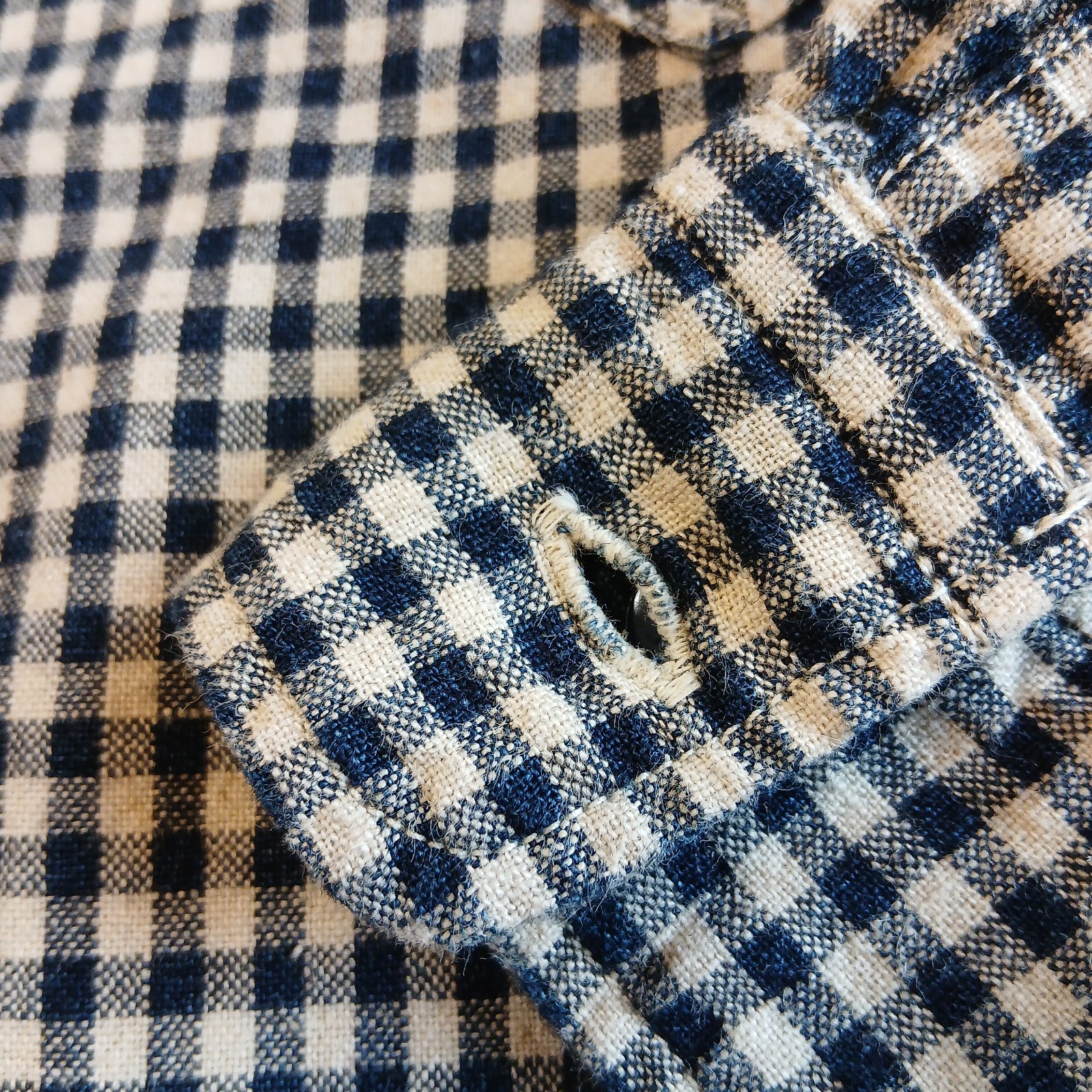 Freewheelers 1223005 Locomotive Fireman Shirt 15 G.F.Stifel Indigo Check Japan