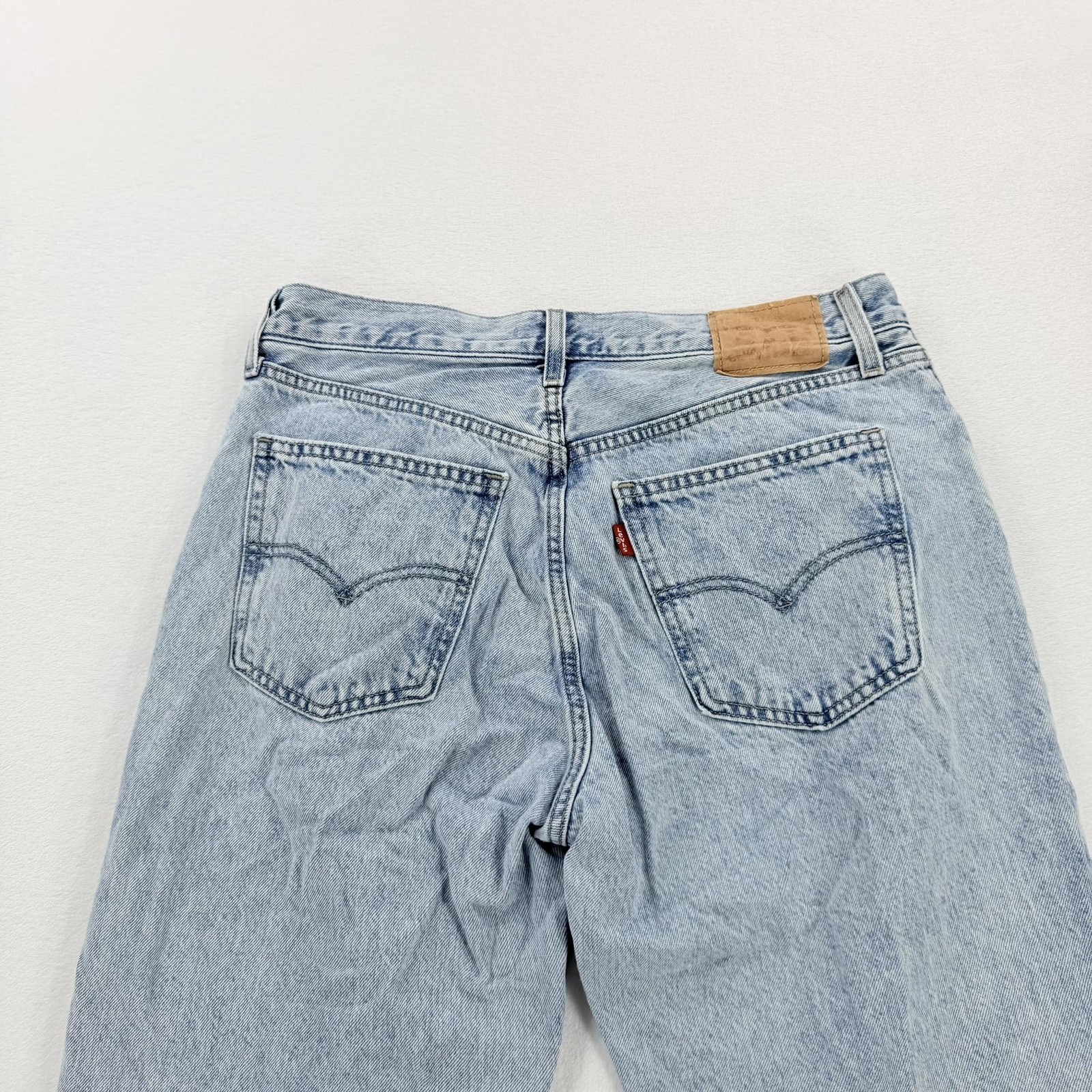 Levi’s Low Pro Straight Jeans Womens 28 Blue Light Wash Denim Low Rise Relaxed