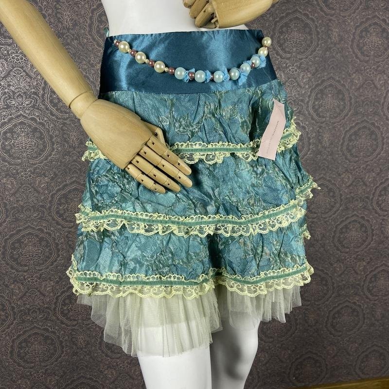 Women BCBG Max Azria Skirt Turquoise 34 / XS / 42