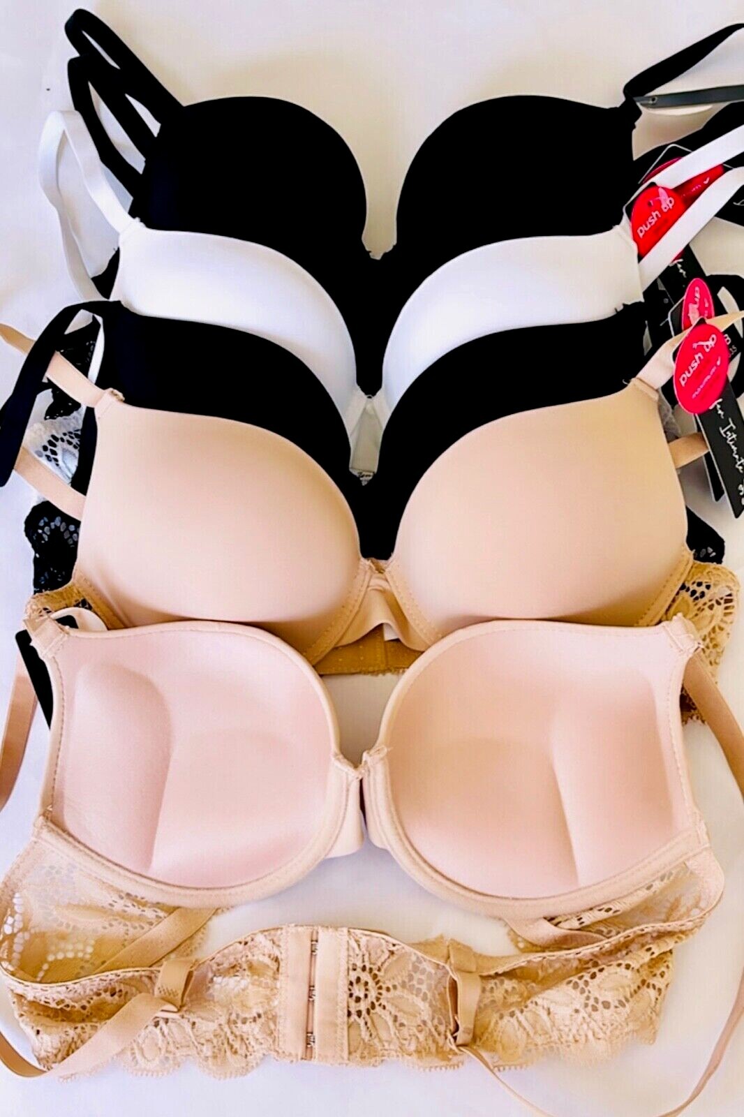 1/3/6 EXTREME DOUBLE PUSH UP Add 2 Cup Sizes Push Up MAX LIFT Bra FREE RETURNS