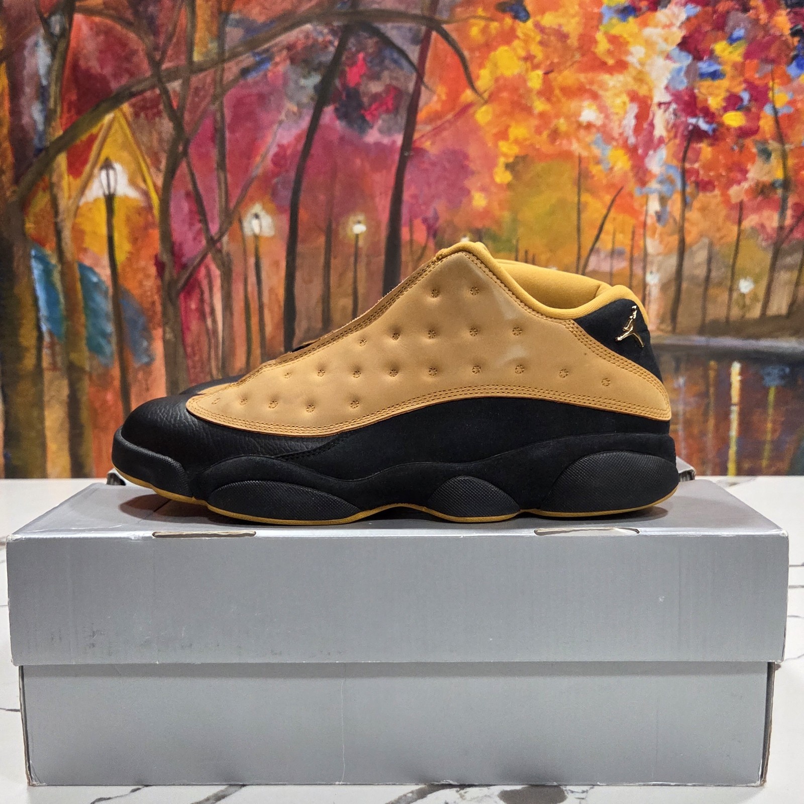 Nike Air Jordan 13 Retro Low Chutney Size 12 Men’s Black Yellow 2017 310810-022