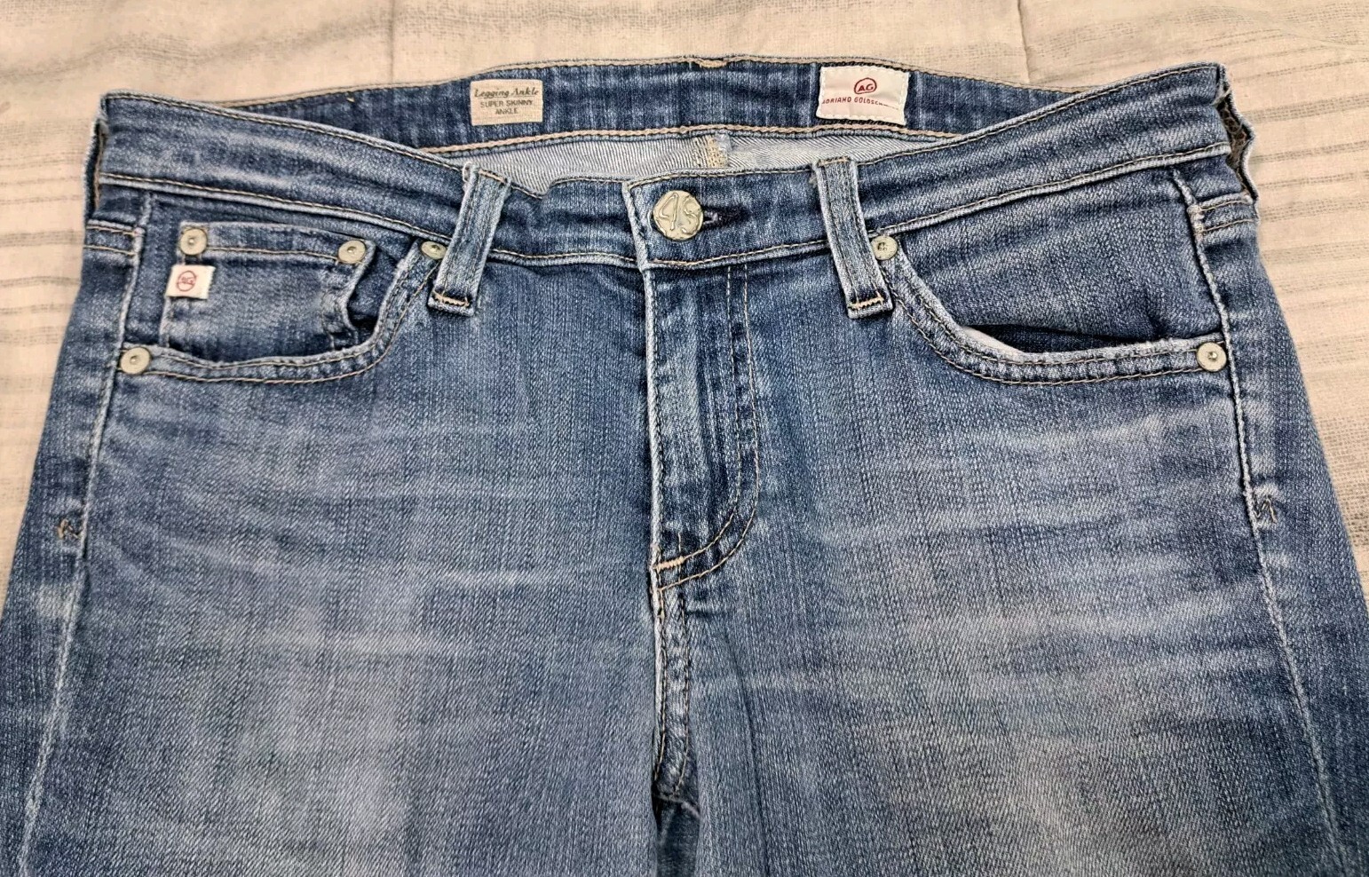 Adriano Goldschmied Jeans LEGGING ANKLE SUPER SKINNY 27R Super Clean 30×29