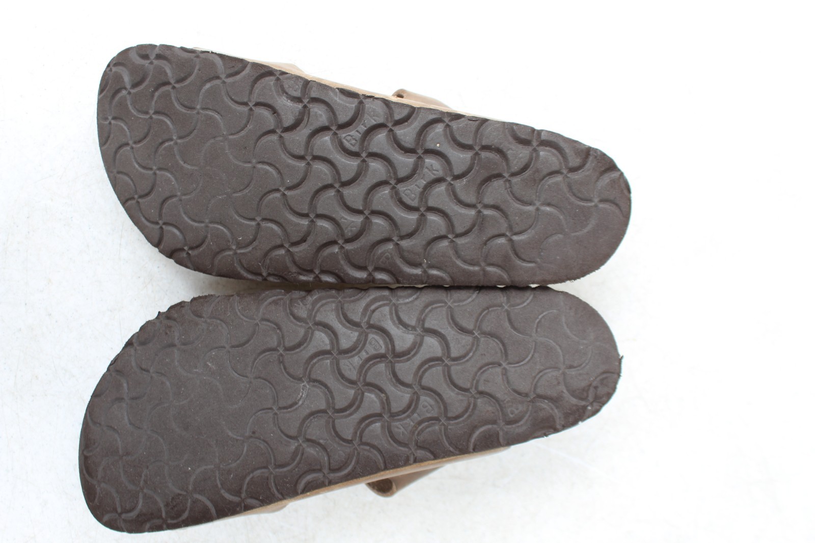Birkenstock Florida 39 Soft Footbed Ladies 8 Mocha Brown Leather 3-Strap Germany
