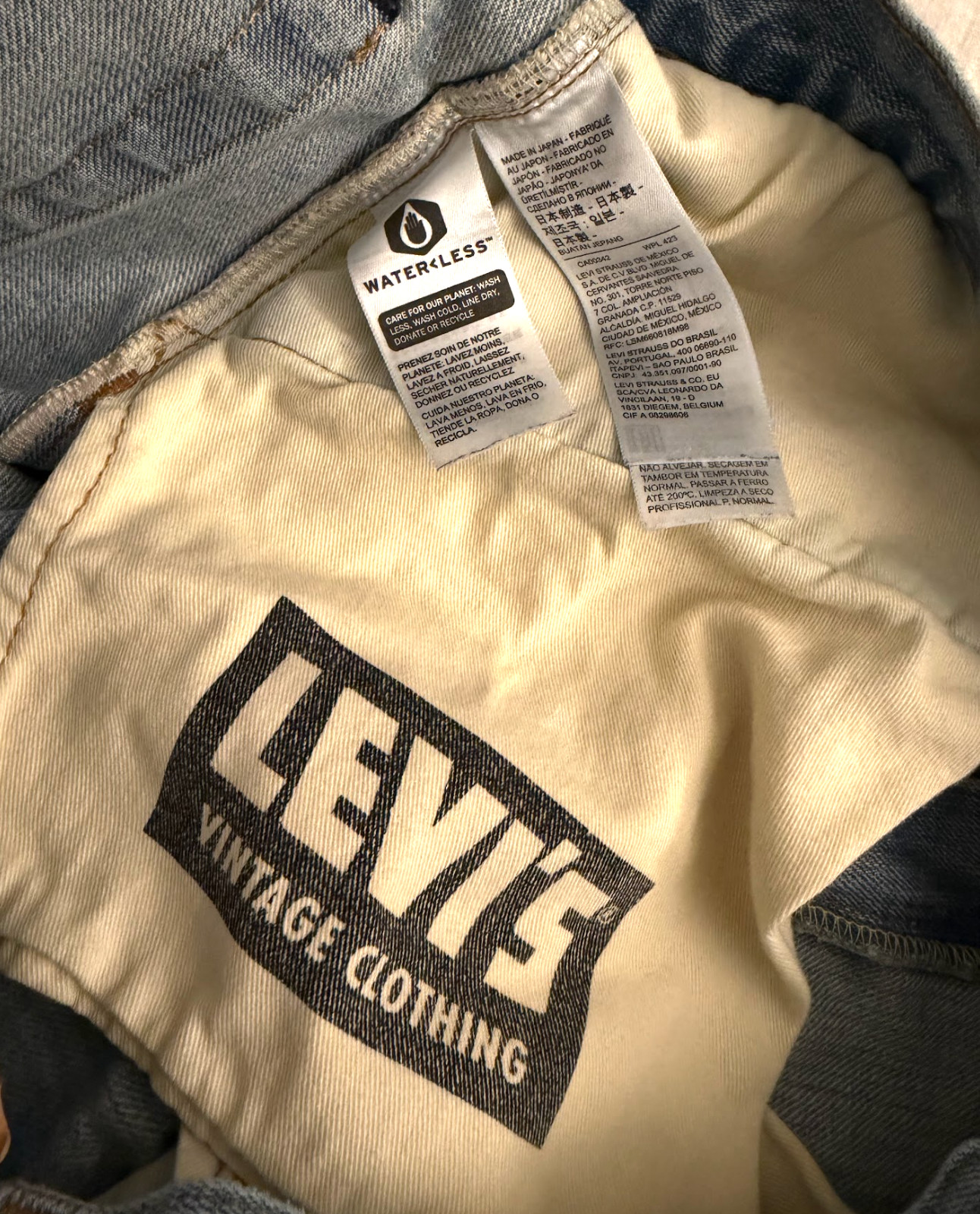 Levi’s Vintage Clothing 1967 505™ Regular Fit Selvedge Men’s Jeans 32×34