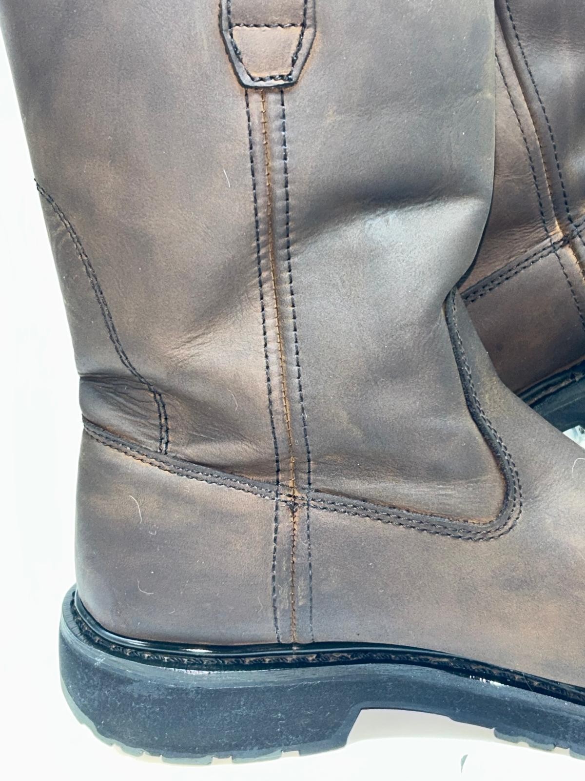 Wolverine Floorhand Wellinton Men`s Work Boots W04727 Dark Brown Size 11.5 EW