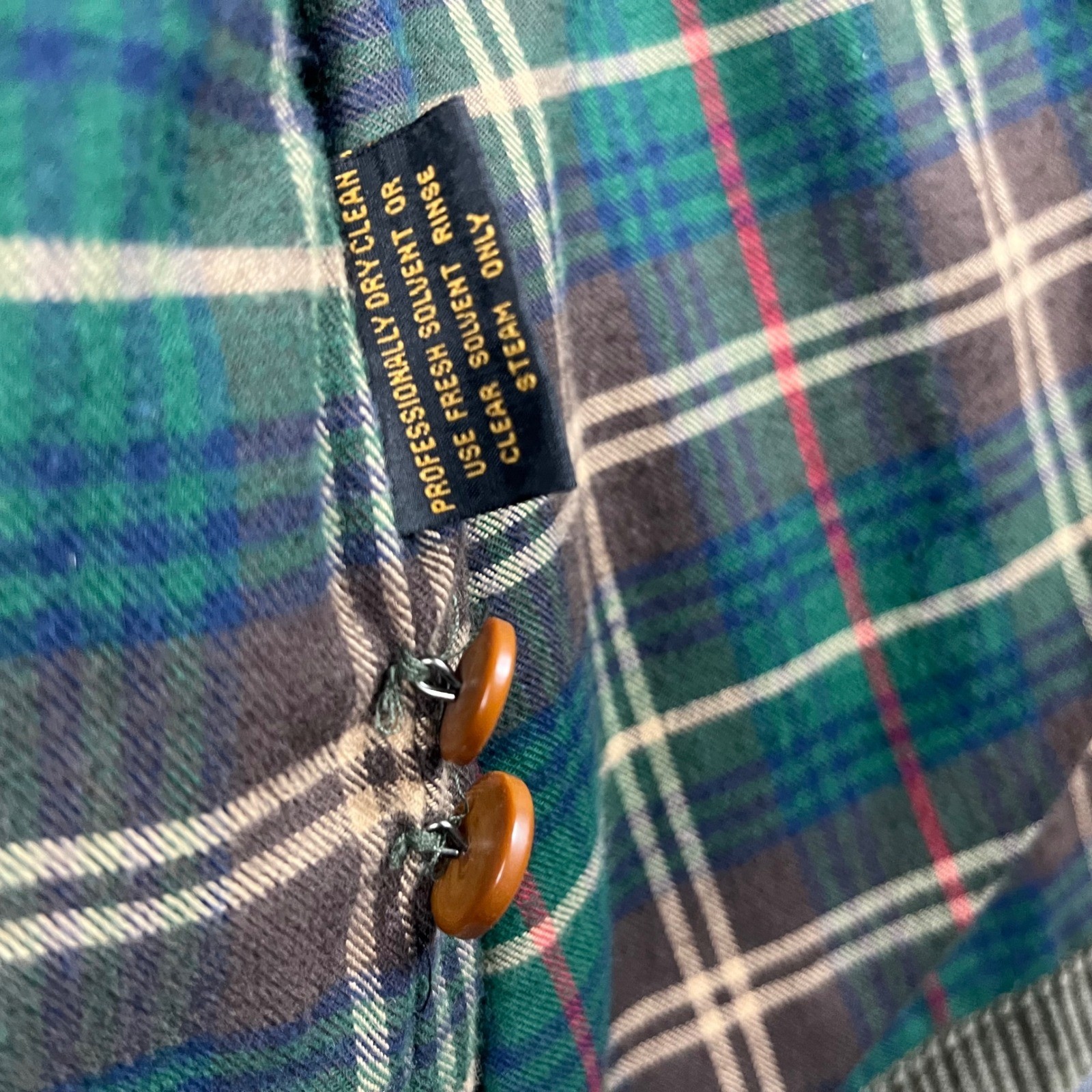 Eddie Bauer Corduroy Field Coat Mens Medium Olive Green Leather Elbow Patches
