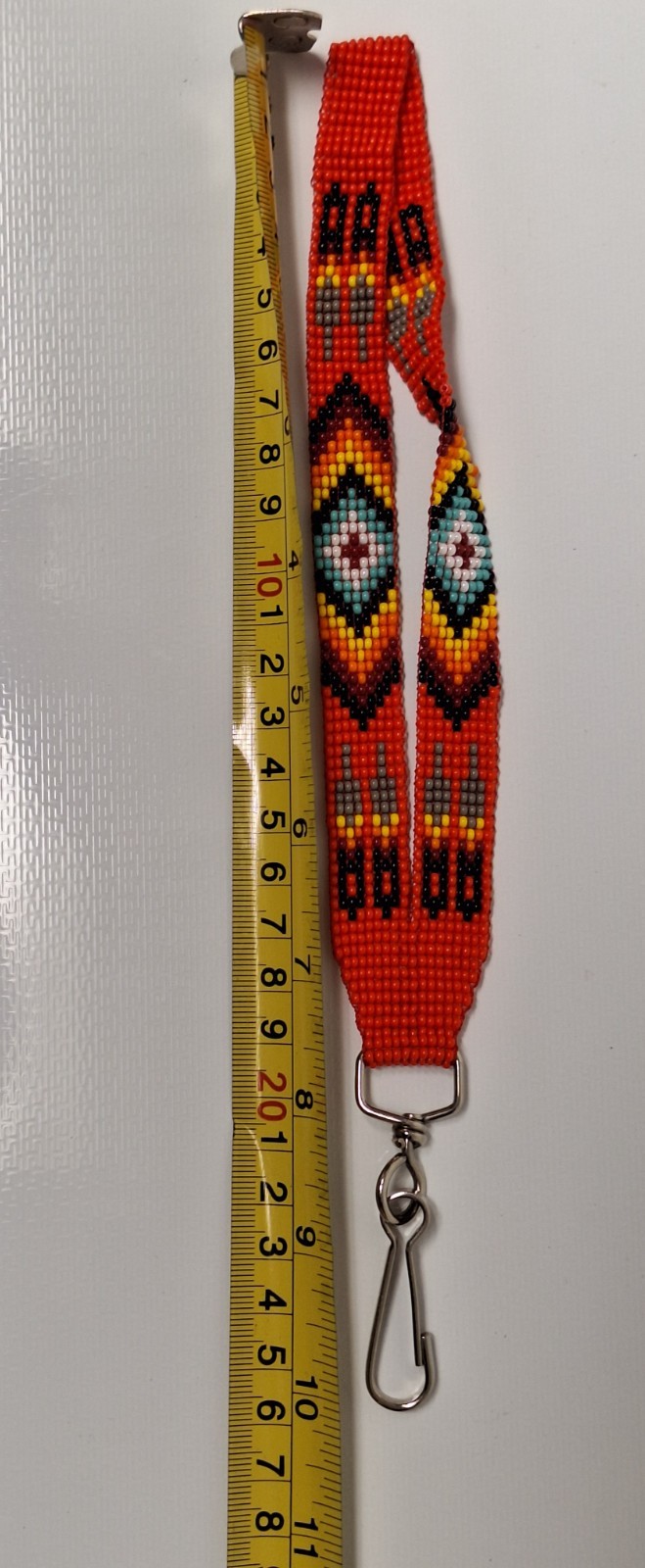 2ea-BEADED LANYARDS 10/19in , PURSE PULL/KEYCHAIN , HANDMADE 6 COLORs, YOU PICK