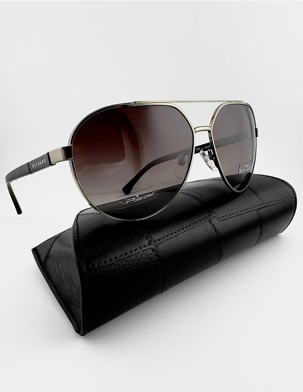Thom Richard TR9049 Men’s Sunglasses Polarized Aviator Gunmetal Gradient G3 NEW