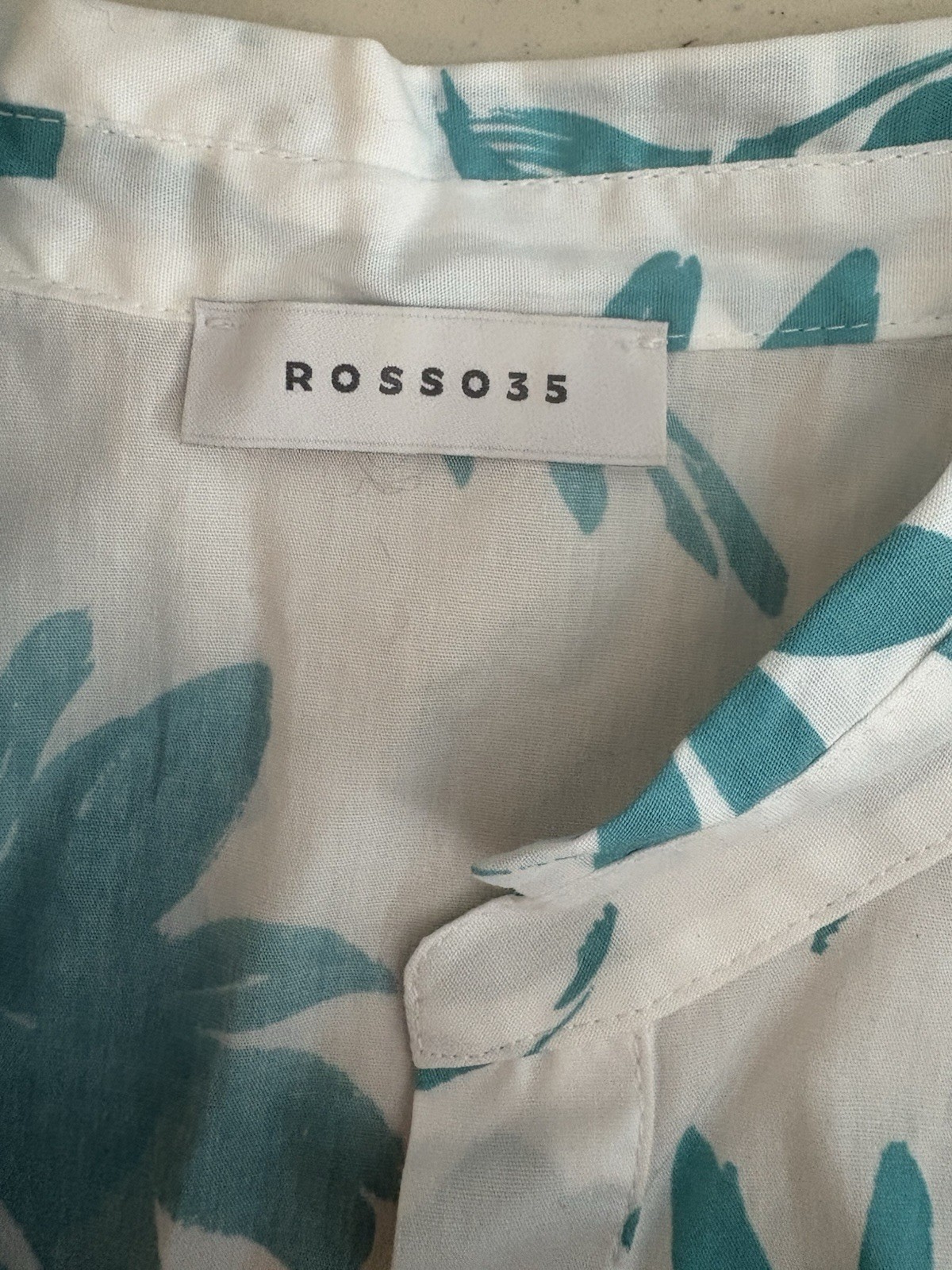 Rosso35 Pure Cotton Sleeveless Tiered Summer Dress Italian Size 50