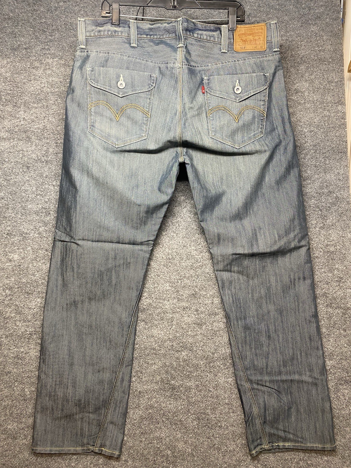 Signature by Levi Strauss Jeans Mens 40×32 Blue Mid Rise Bootcut Stretch Denim