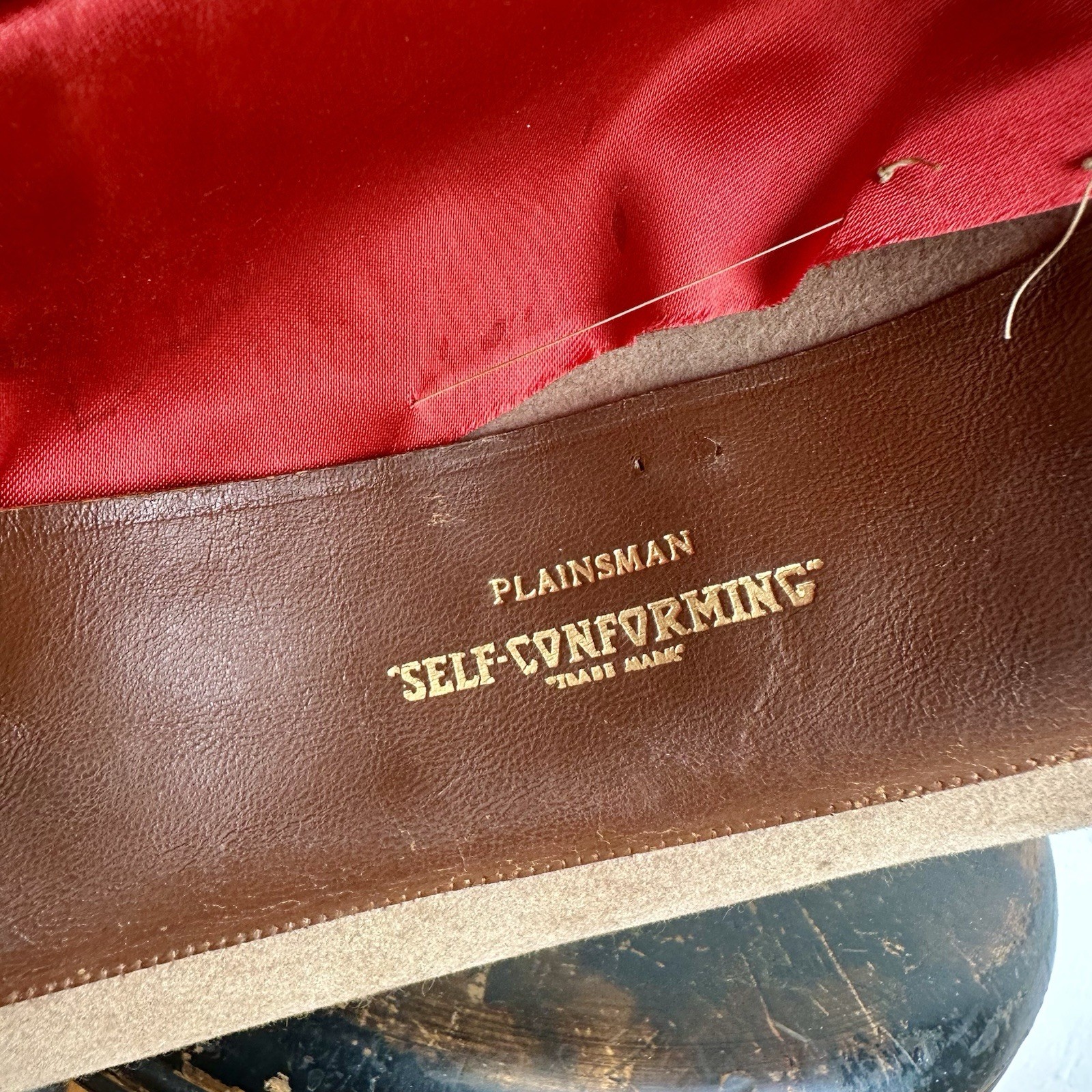 Vintage Plainsman Cowboy Hat Raw Hide Felt Fresno Western Hat