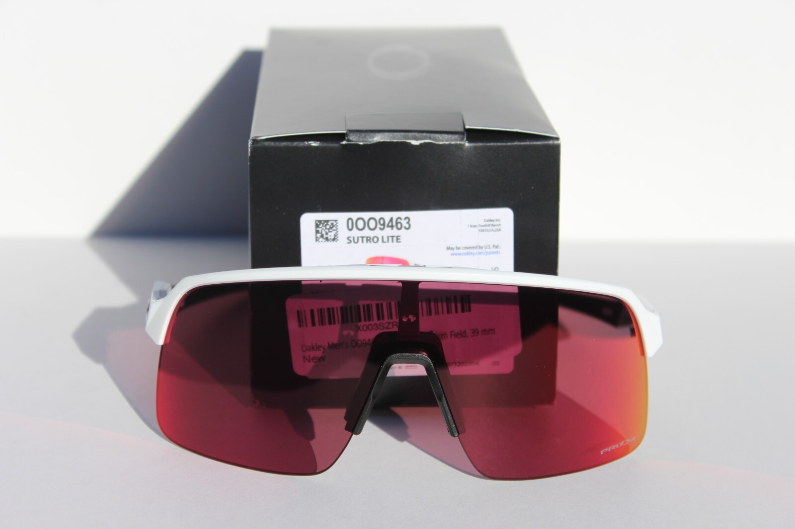 OAKLEY Sutro Lite Sunglasses Matte White/Prizm Field OO9463-20 NEW