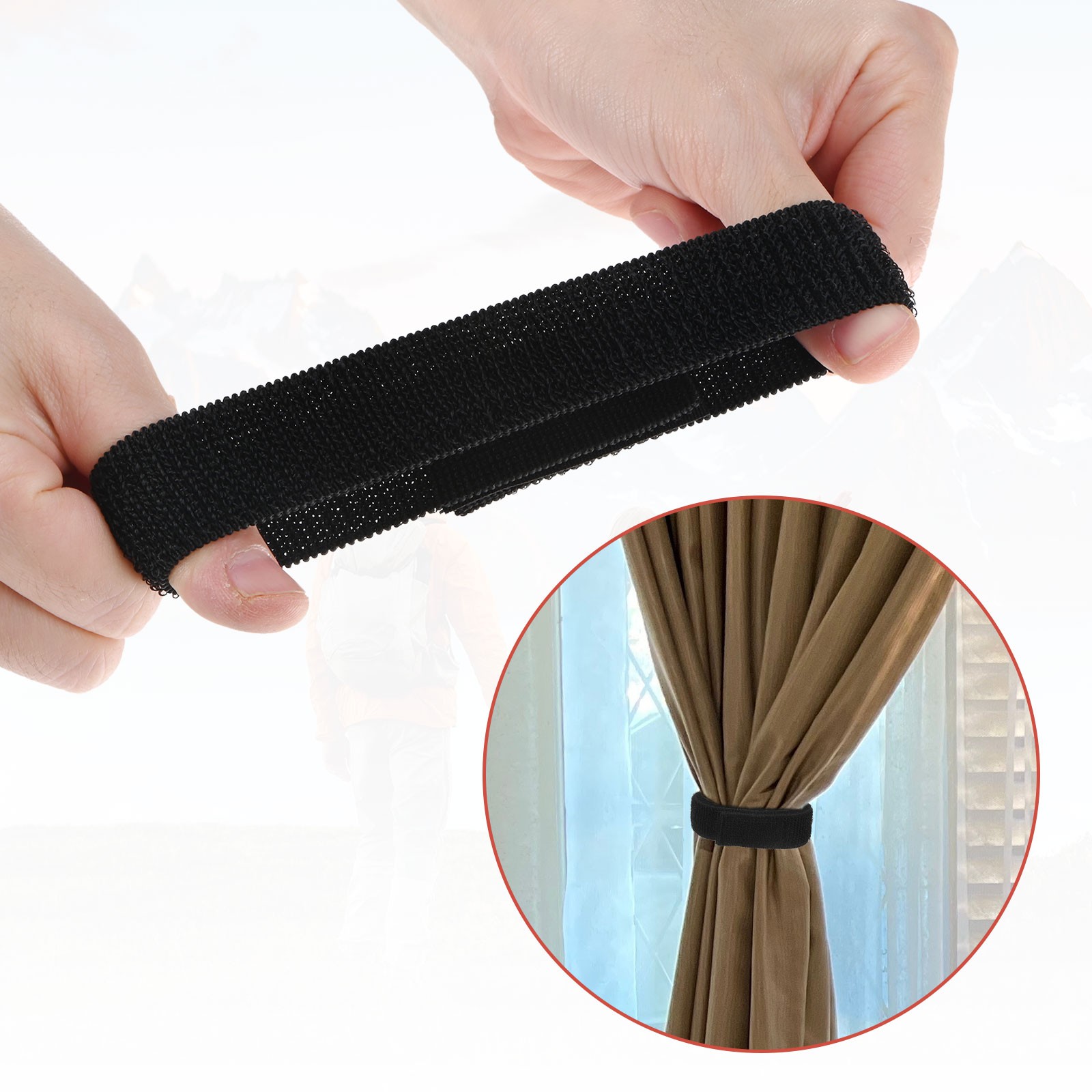 Boot Straps for Cowboy Boots [6PCS] – Ankle Leg Pant Straps – [Black-19.7IN]