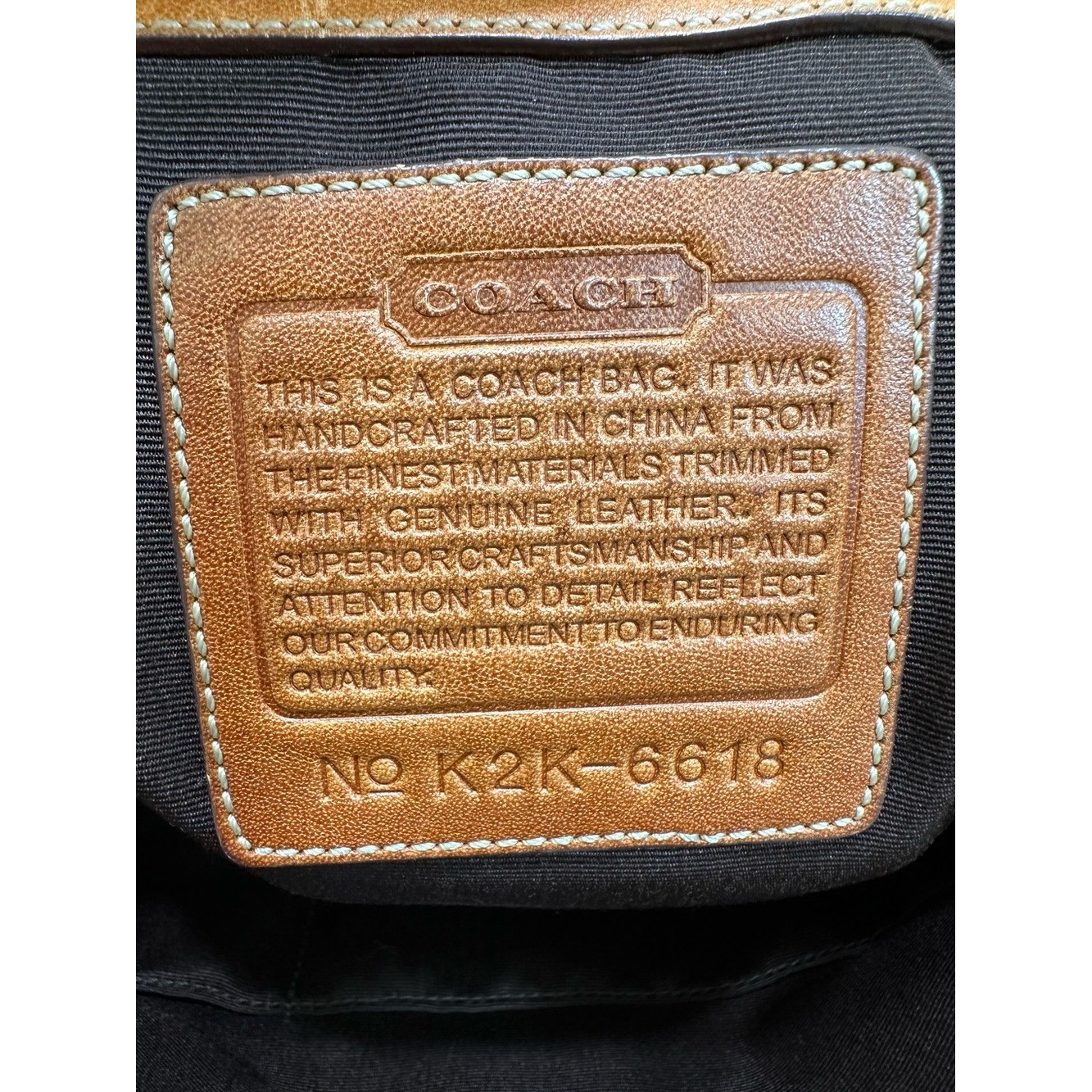Coach Ergo Large Crescent Hobo Bag Brown Monogram Canvas Orange Leather