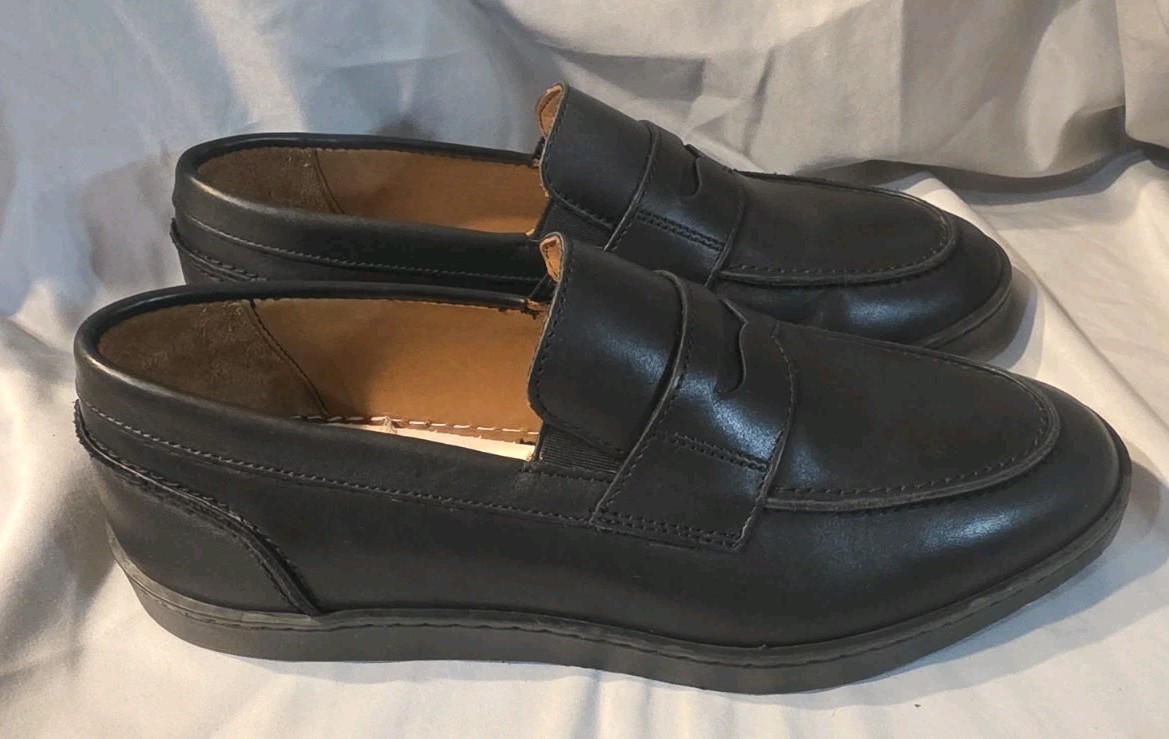 Allen Edmonds Randolph Leather Slip-on Shoes Black Men Size 7D Preowned
