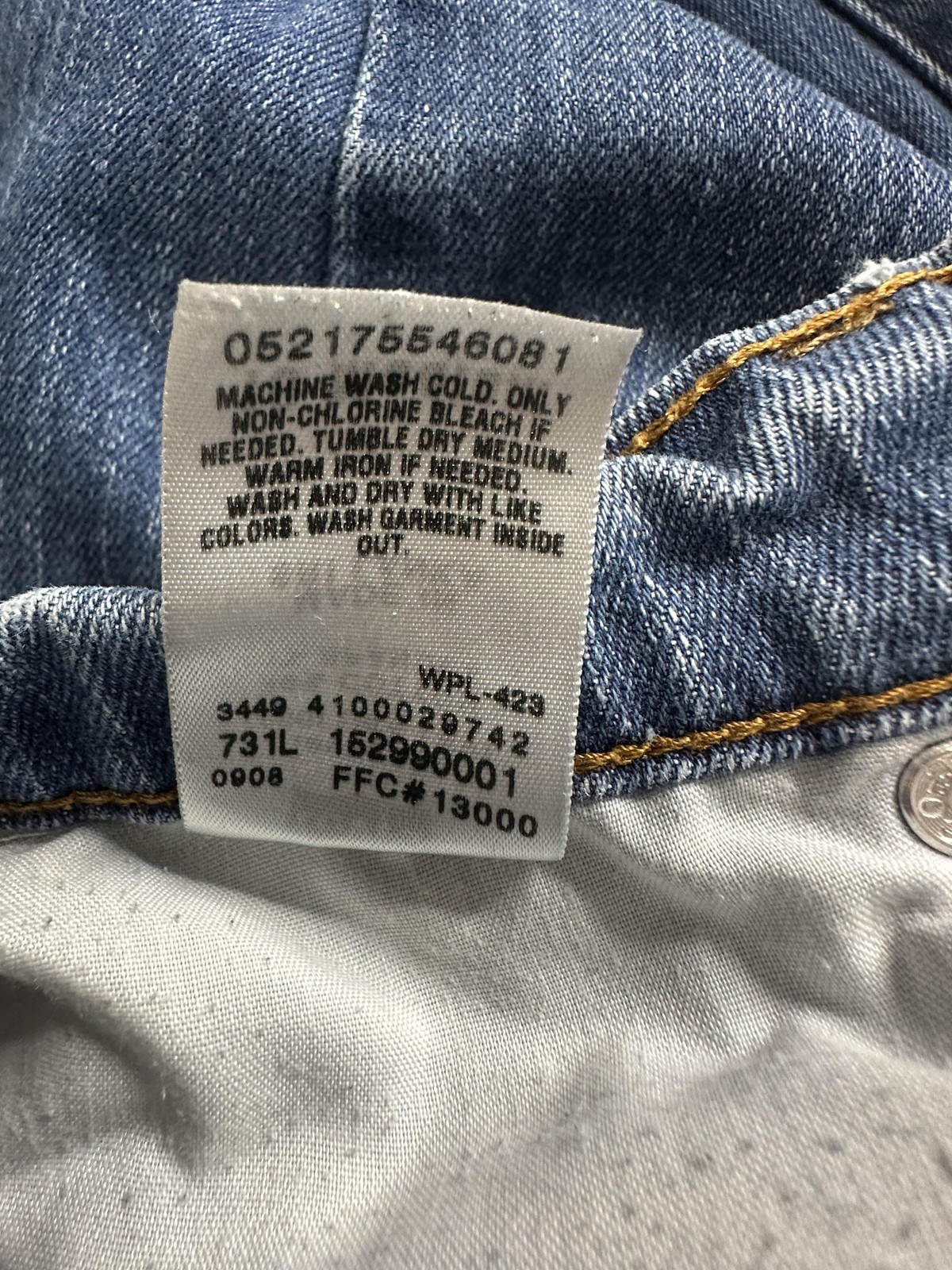 Levis Jeans Womens 10 Medium Blue Curvy Cut 731L Bootcut Stretch Denim Sri Lanka