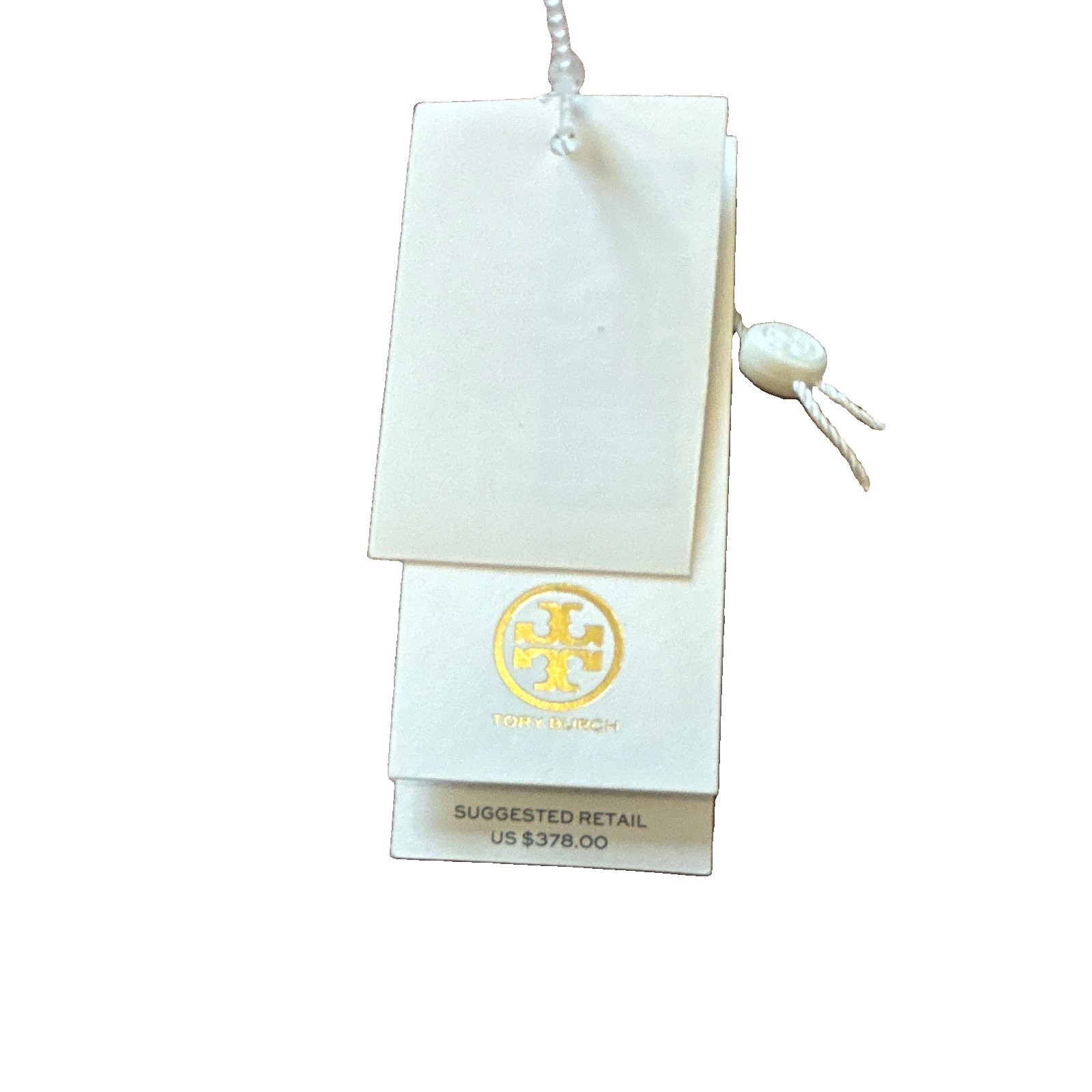 Tory Burch Beige Pebbled Crossbody Bag Gold Hardware Tassel Logo Zip Card