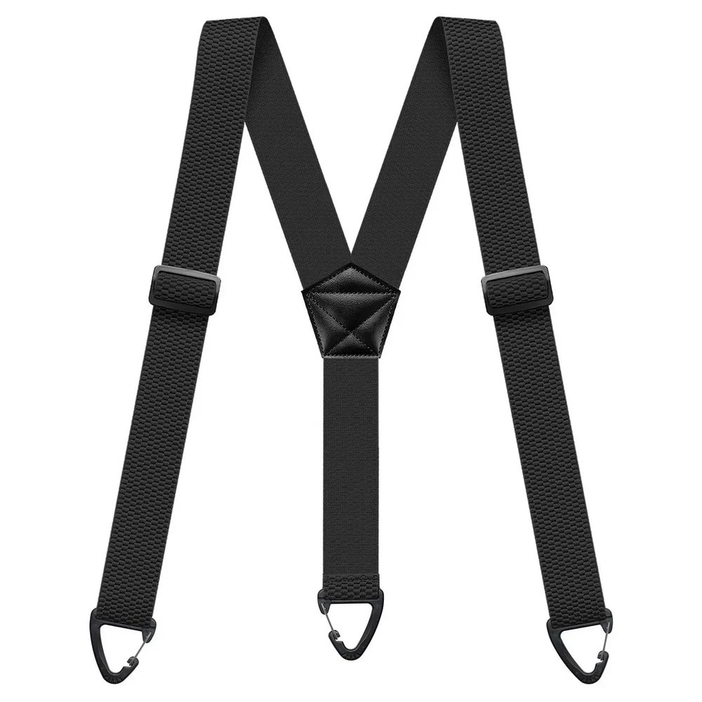 Suspenders for Men Heavy Duty, X Shape Back Hidden Suspender 1.5″ Under Clothing