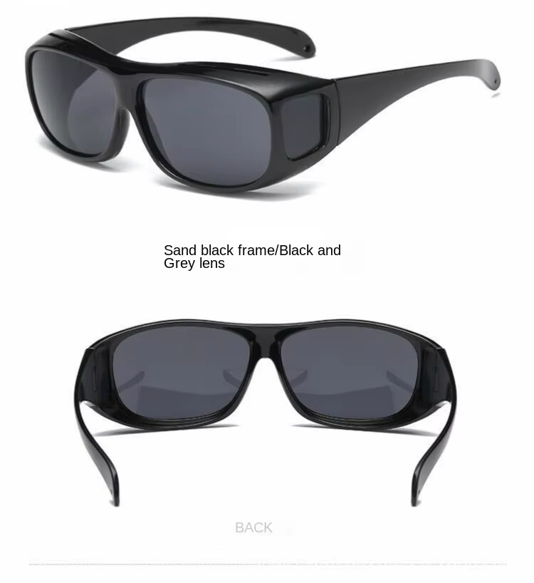 New Medium Large FIT OVER Sunglasses Cover Prescription RX Eye Glasses Men Women