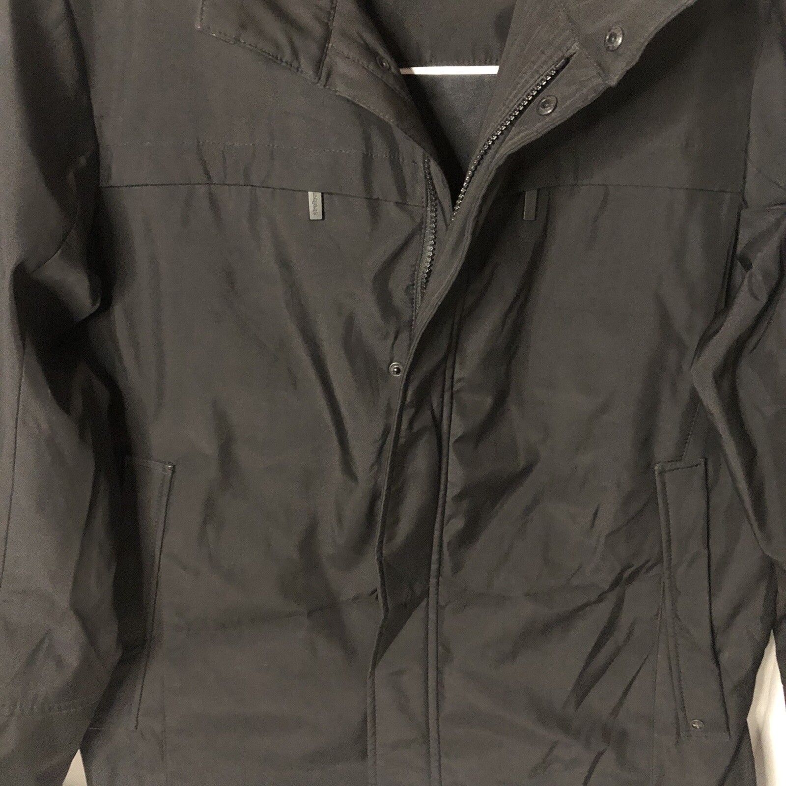 Strellson Switzerland Men’s GR 46 Black “Jetson”Jacket Pockets Full Zip Lined