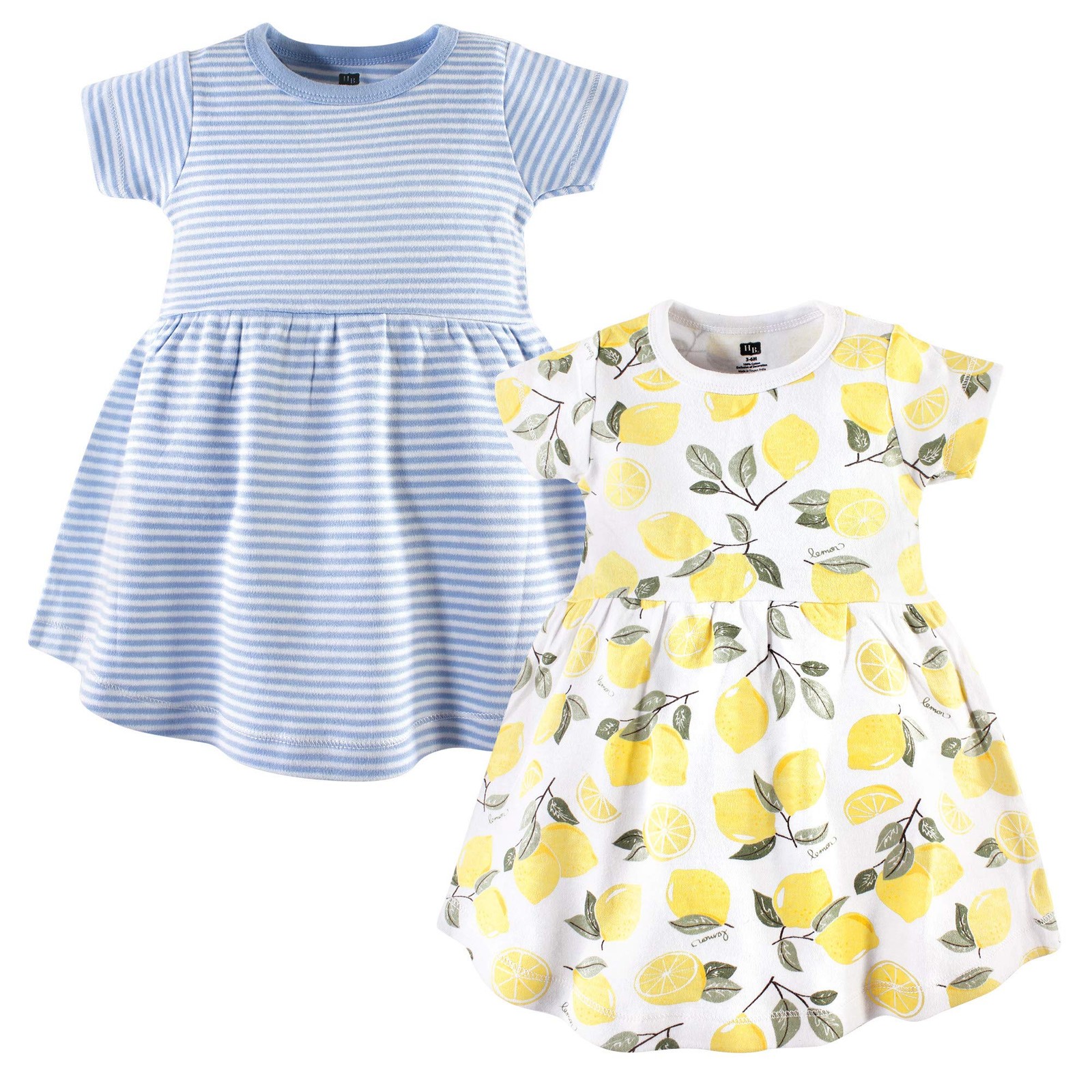 Girl’s Cotton Dresses, Lemons, 9-12 Months