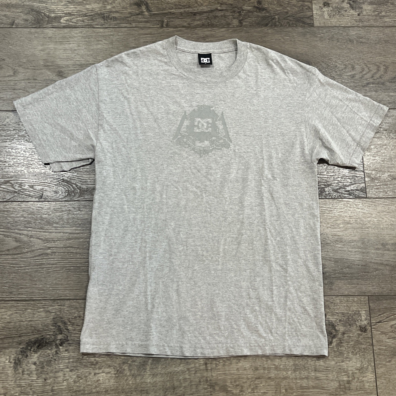 Vintage 90s Y2K DC Gray T-Shirt Skate Streetwear – Men’s XL