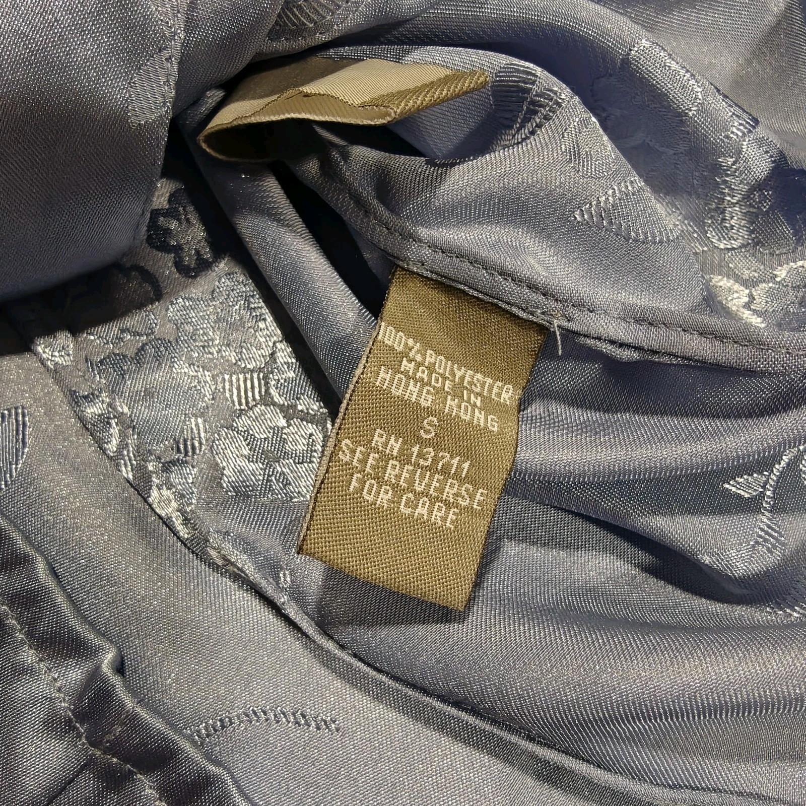 Vintage 90s Valerie Stevens Ice Blue Satin Floral Button Cami Size S Coquette