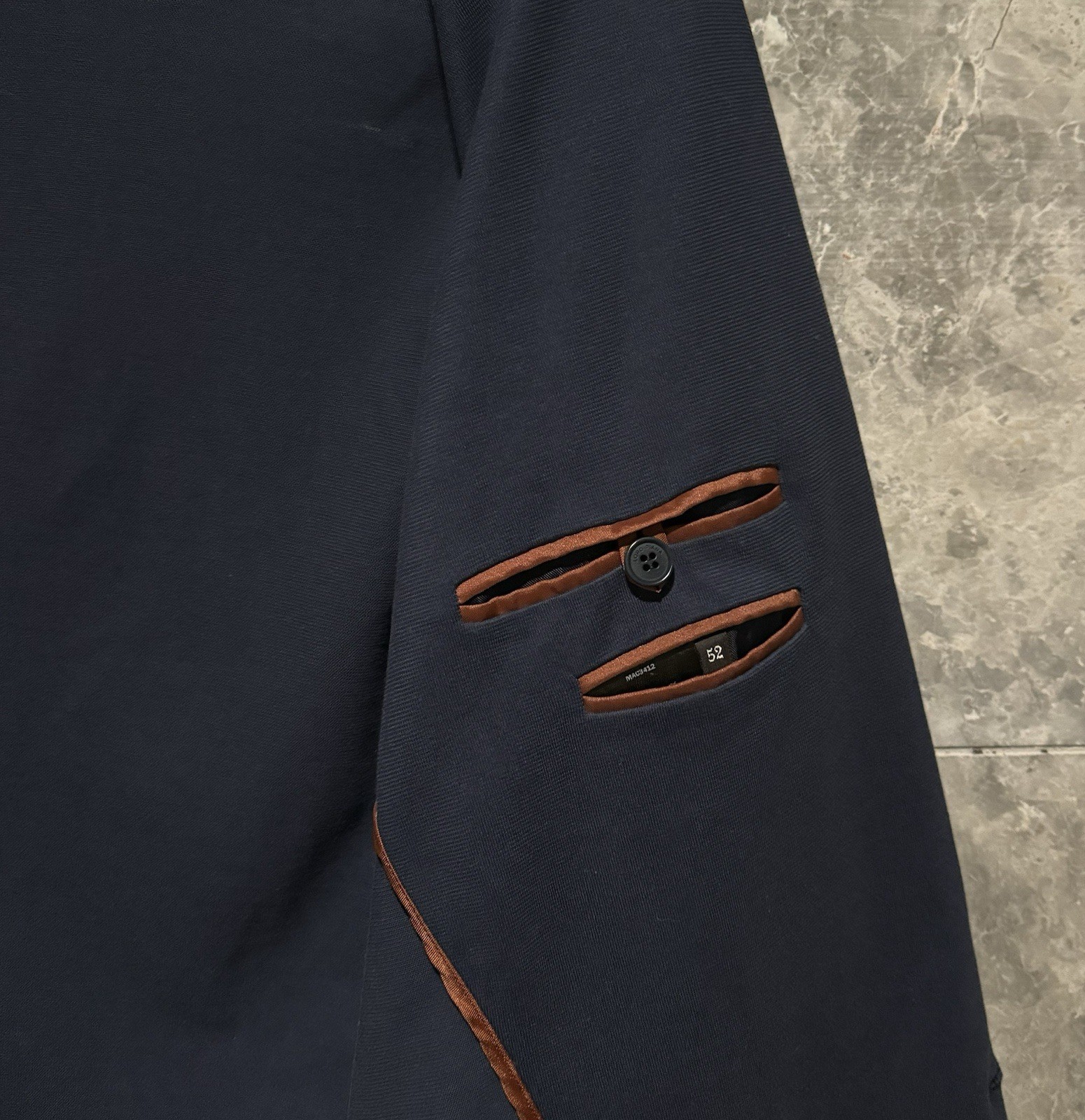 LORO PIANA ‘Sweater Jacket’ Lightweight Knit Cotton Jersey Piquè 52 IT $3250+