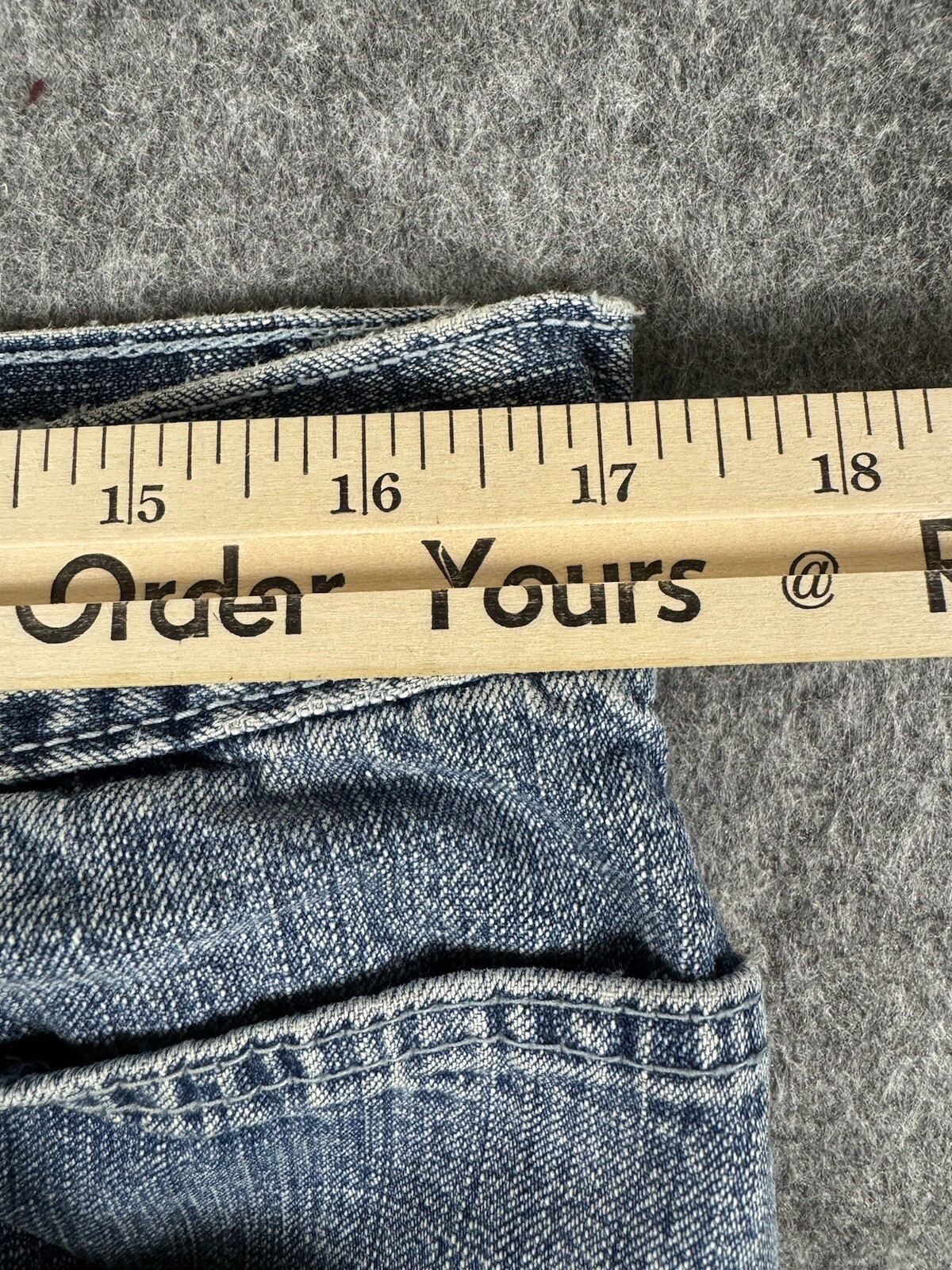 Muka Jeans 34×30 Weed Farmer Marijuana Baggy Carpenter Hip Hop Y2K