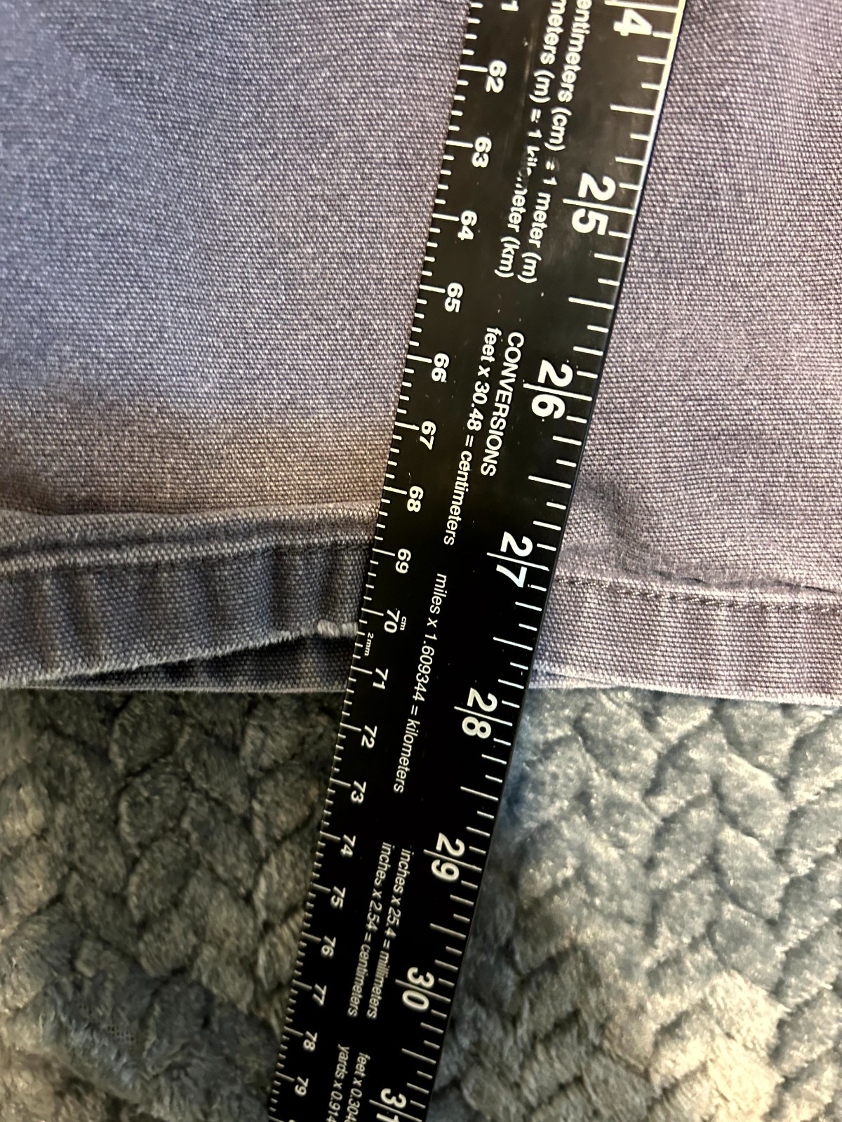 Carhartt Rugged Flex Carpenter Pants Women 6S Gray Stretch Hammer Loop Loose Fit