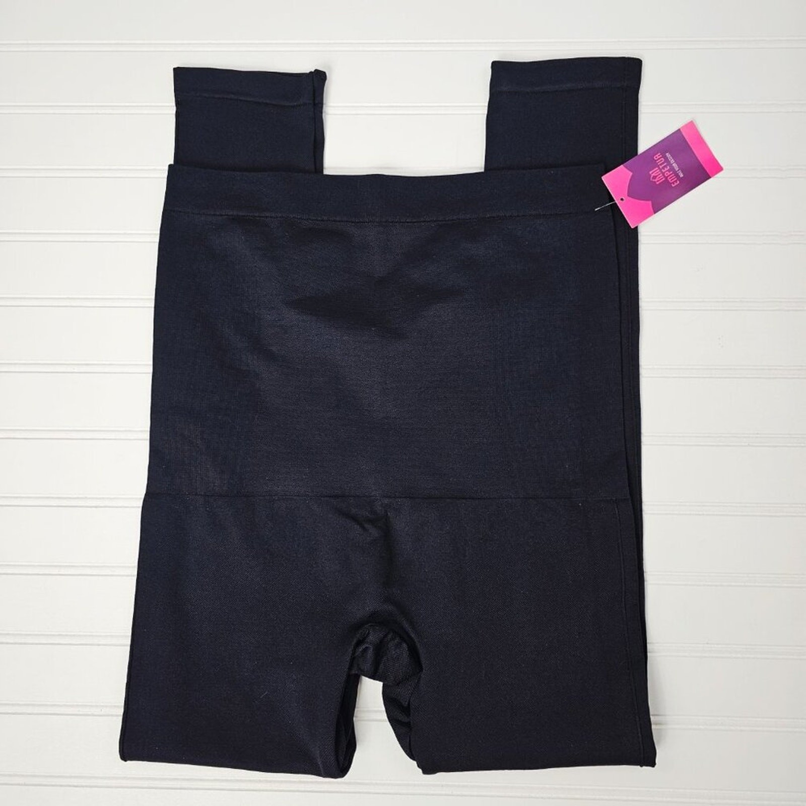 Empetua by Shapermint Women’s Black High Waisted Shaping Leggings Size L NWT