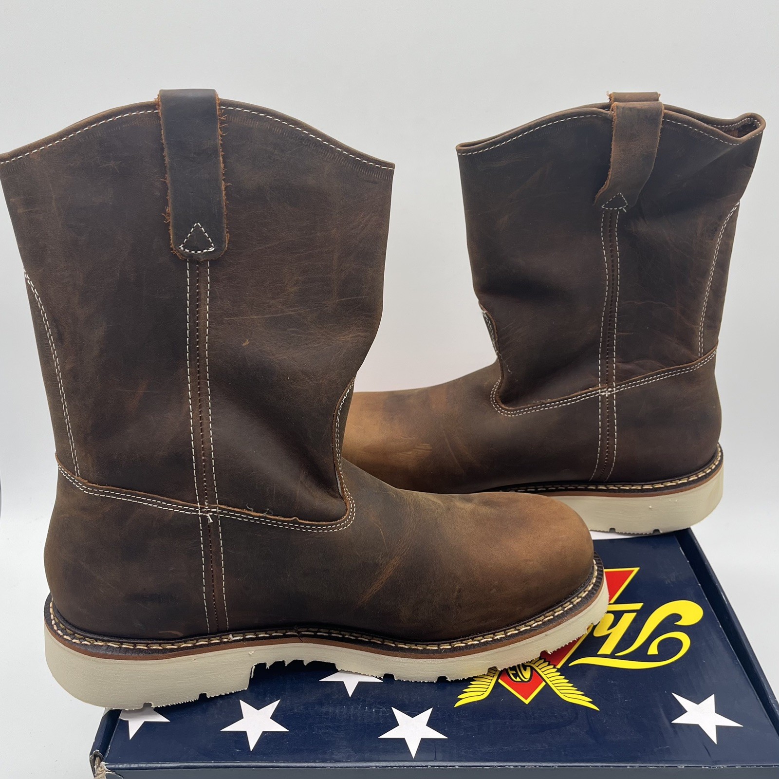 Thorogood Boots Steel Toe Men’s 13 D Wellington 11” 804-4372 EH USA Made NEW