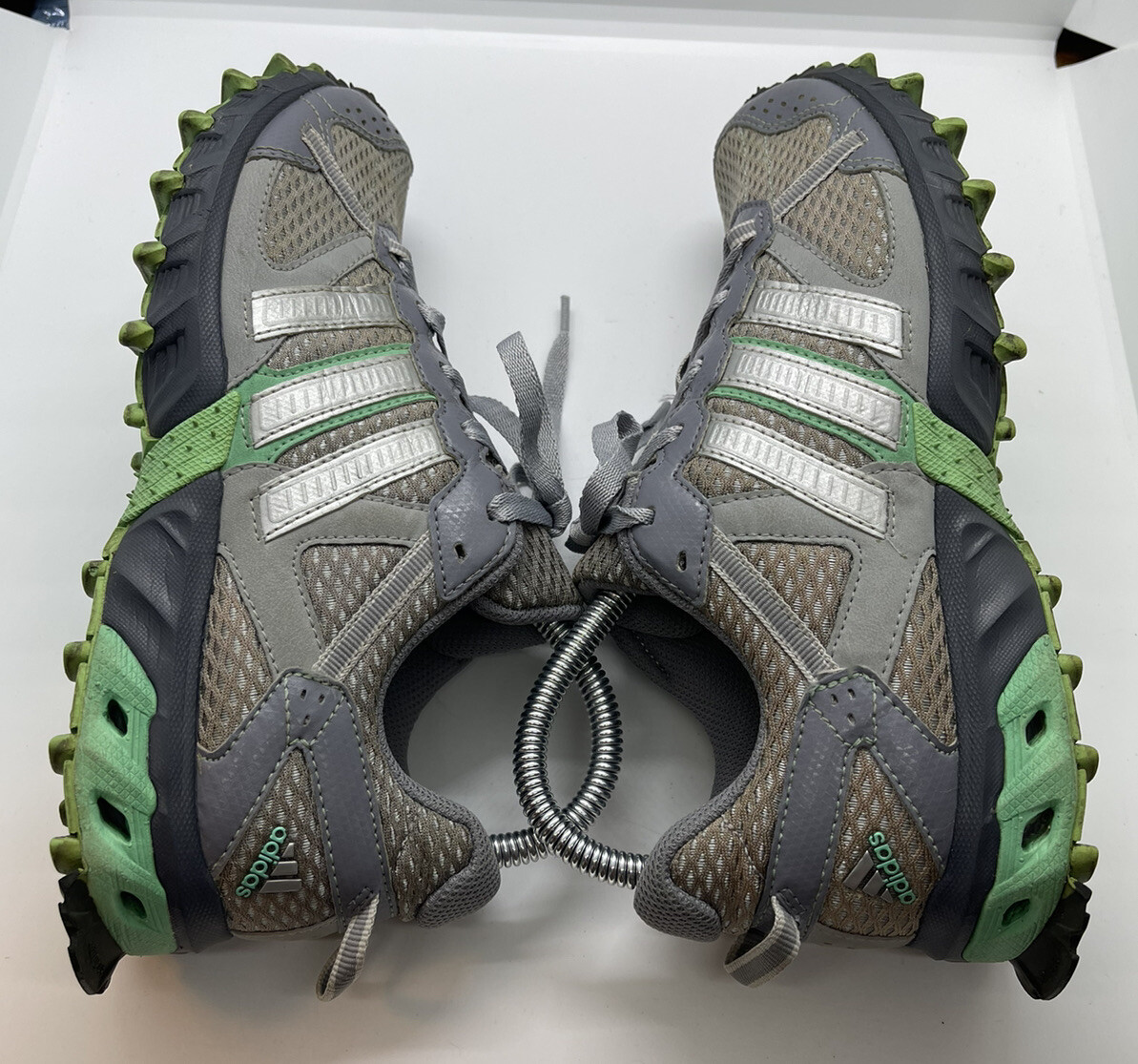 Adidas Trasher 2 Womens Shoes 9 Sneakers Running Walking Hiking Golf Gray Green