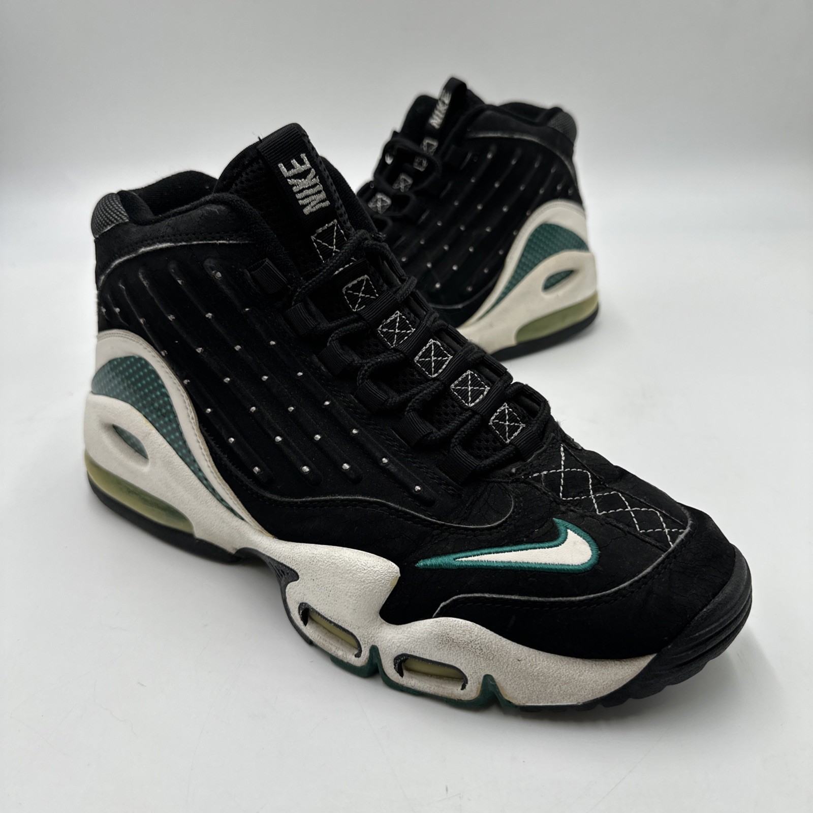 Nike Air Griffey Max 2 442171-001 Black Green Men’s 9.5 Shoes Fresh Water