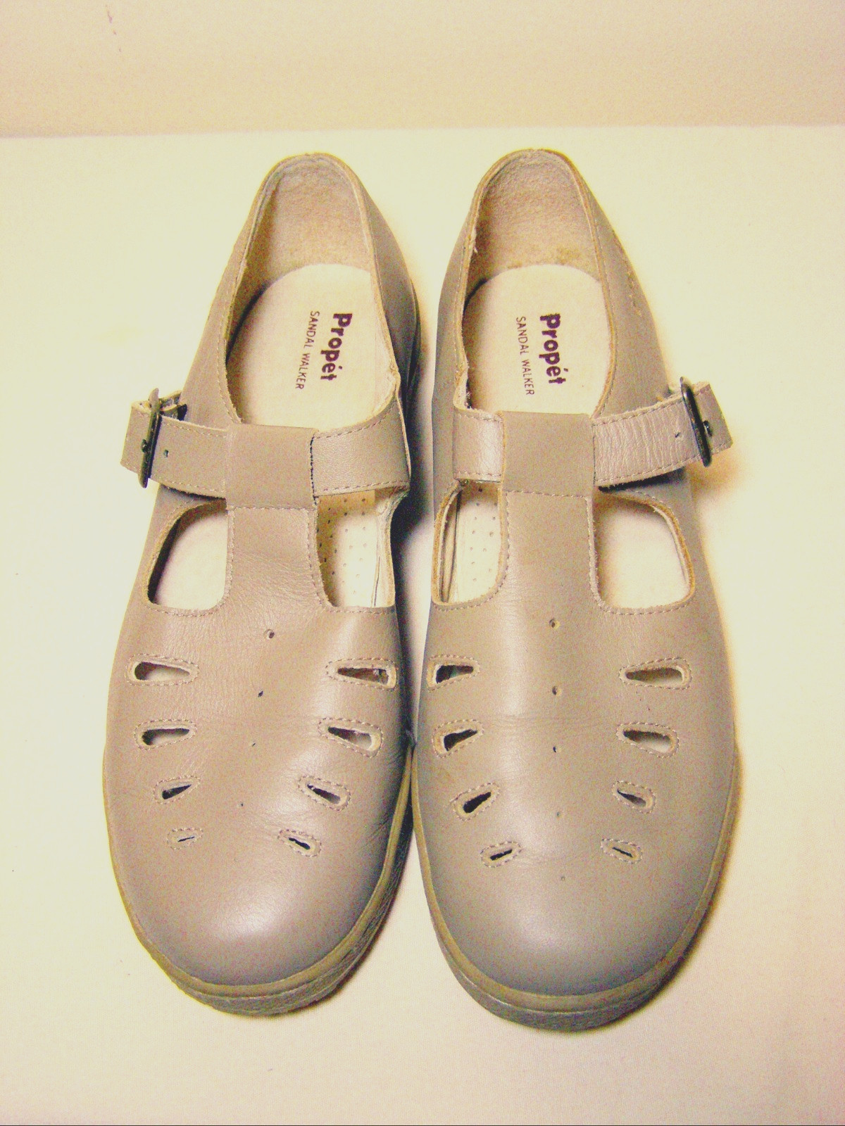PROPET MARY JANE SANDAL WALKER 8 Leather Closed Toe/Heel Ortho Arch Comfort Shoe
