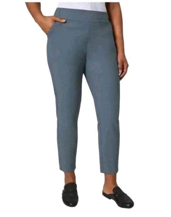 MODERN AMBITION LADIES HIGH-RISE STRETCH PANT. 2 FRONT AND 2 BACK POCKETS.