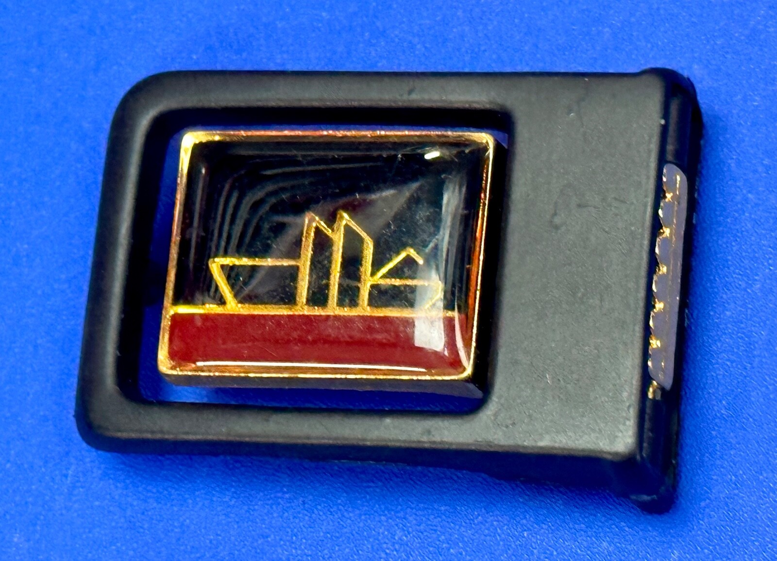 Vintage Sail Boat Nautical Retro Small Swingout Dress Style Formal Belt Buckle