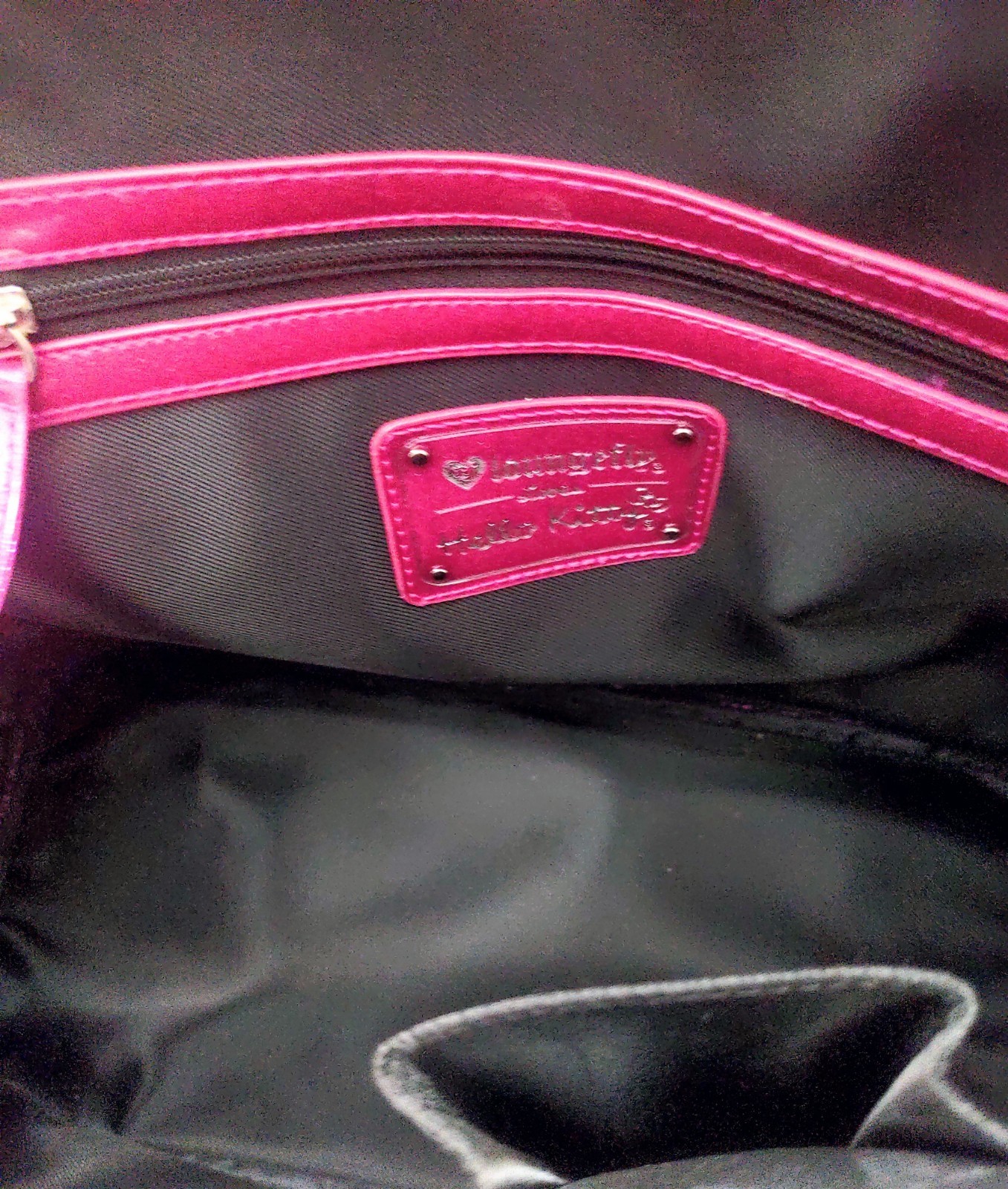 NWT LARGE Loungefly X Hello Kitty Pink Patent Dome Satchel Bag Retired 2012 Y2K