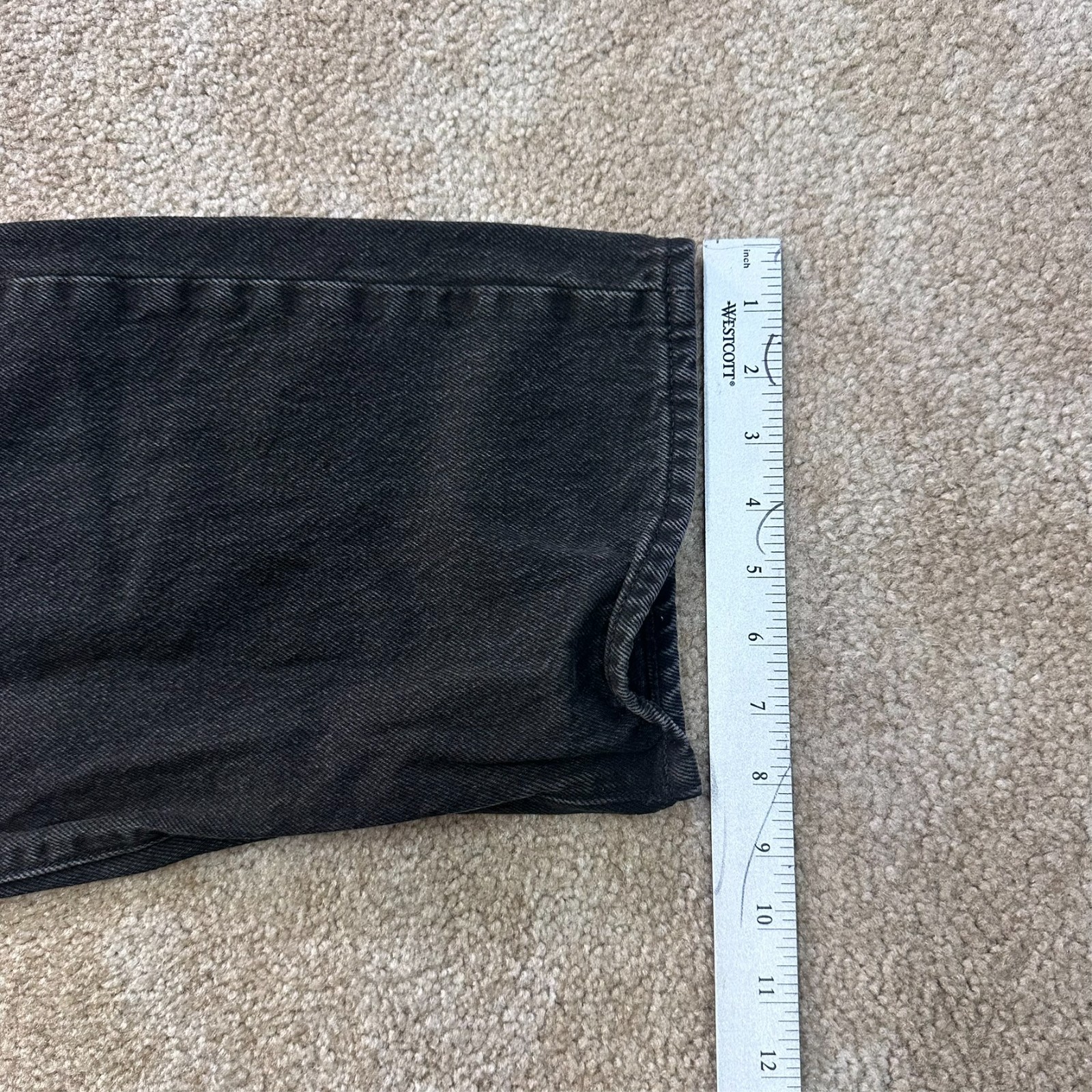 Levi’s premium 568 Loose Straight Jean’s Men’s 36×32 Pants Black Denim Baggy
