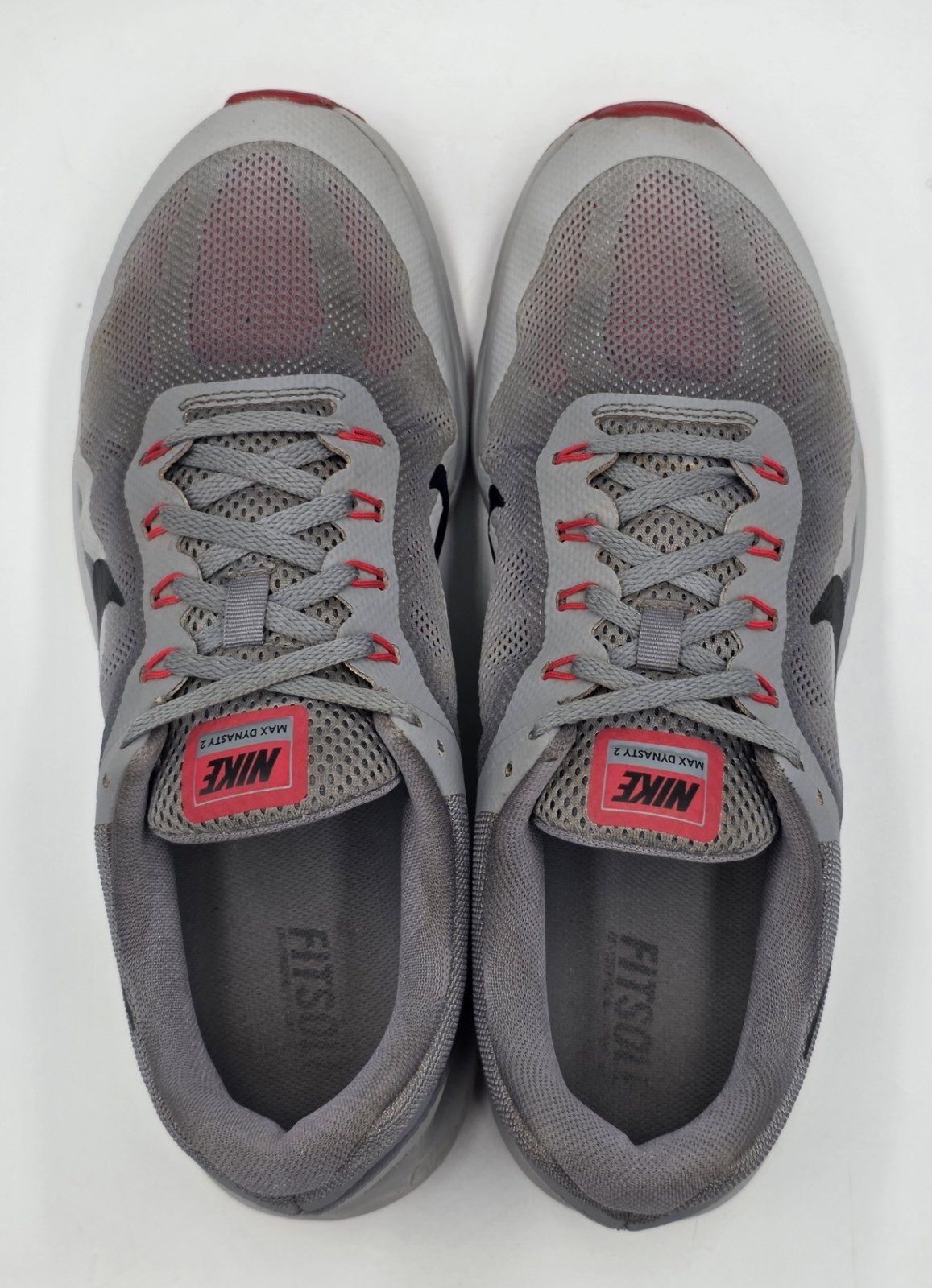 Nike Max Dynasty 2 Running Shoes Grey 852430-013 Men Size 12