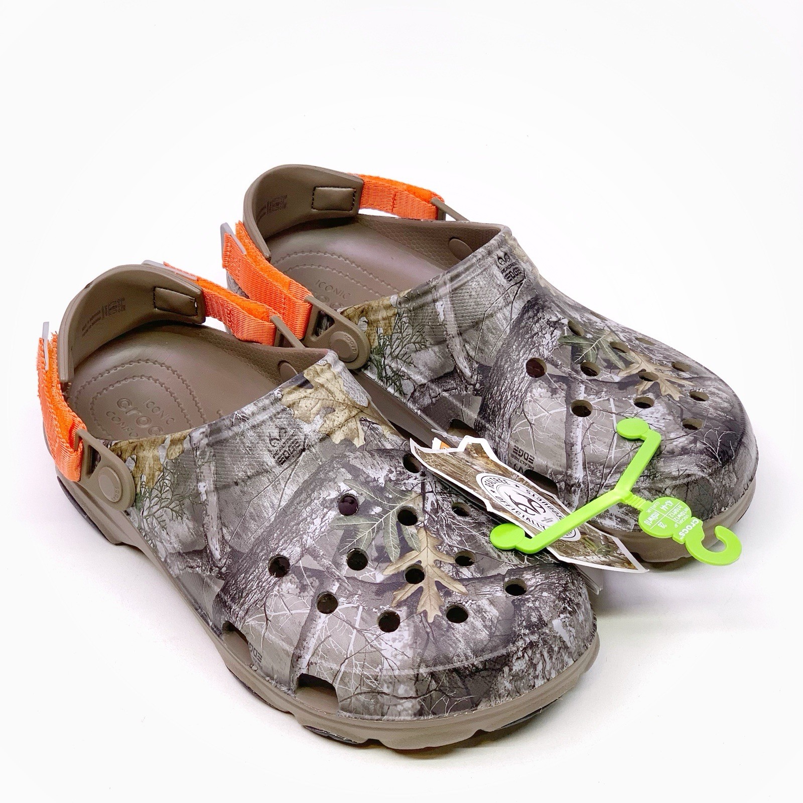 Crocs Realtree Edge All-Terrain Clog US Mens Sizes Walnut Camo 206504-267 NEW!