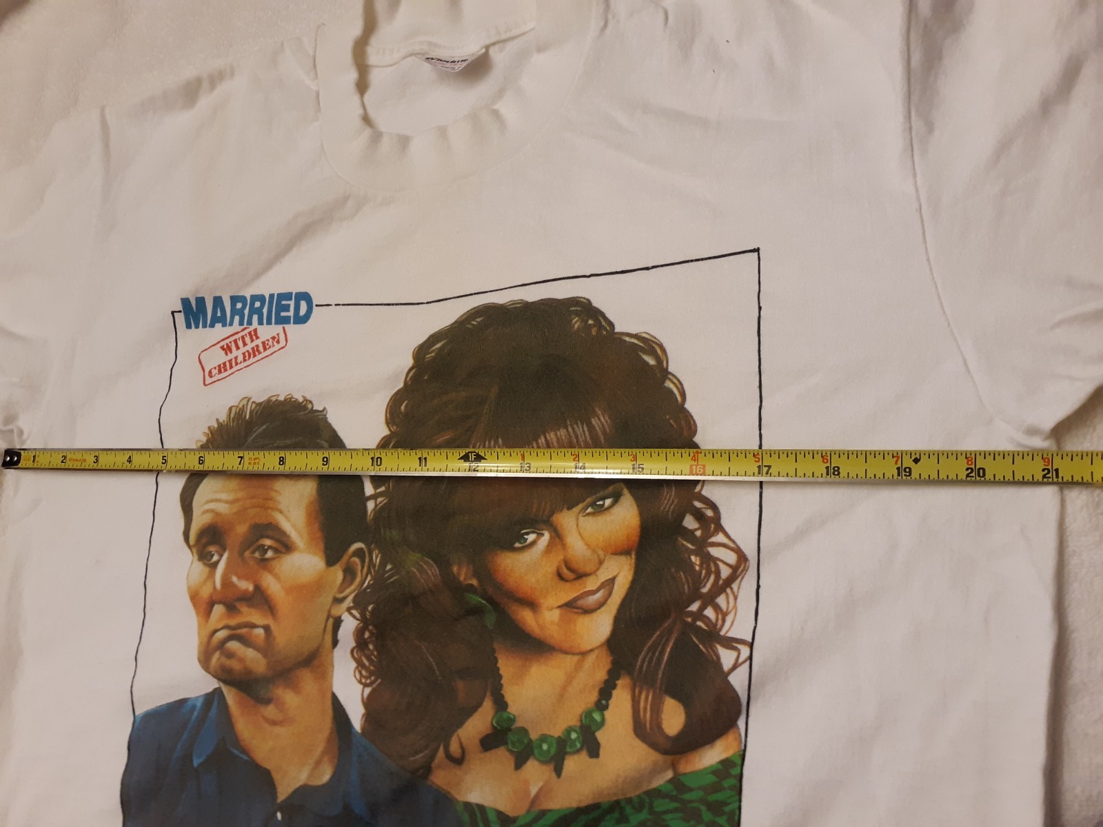 Vintage 1987 “Married with Children” Peggy & Al Bundy TV Sitcom Graphic Shirt L