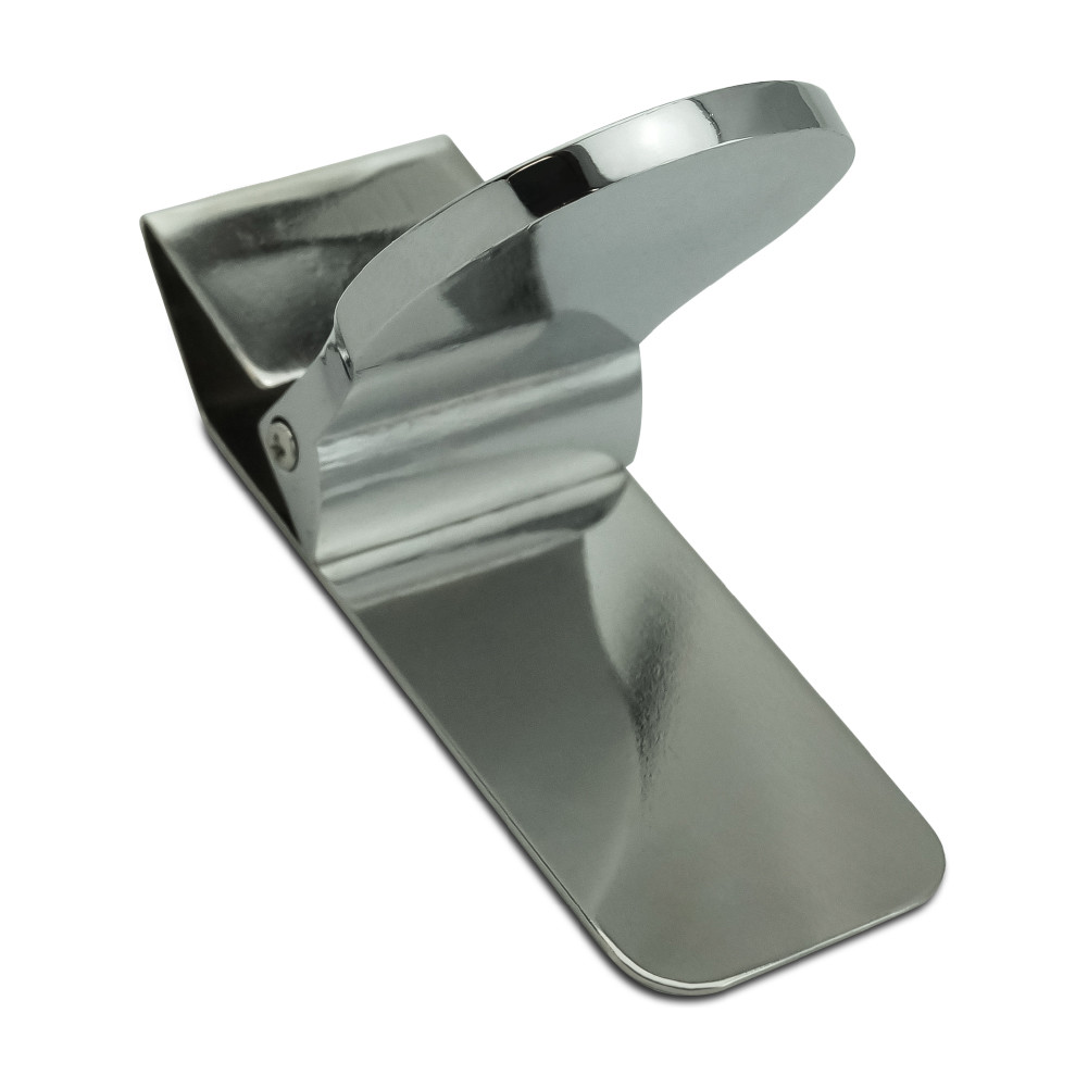 Flat Earth Society Members Around Globe Chrome Metal Money Clip