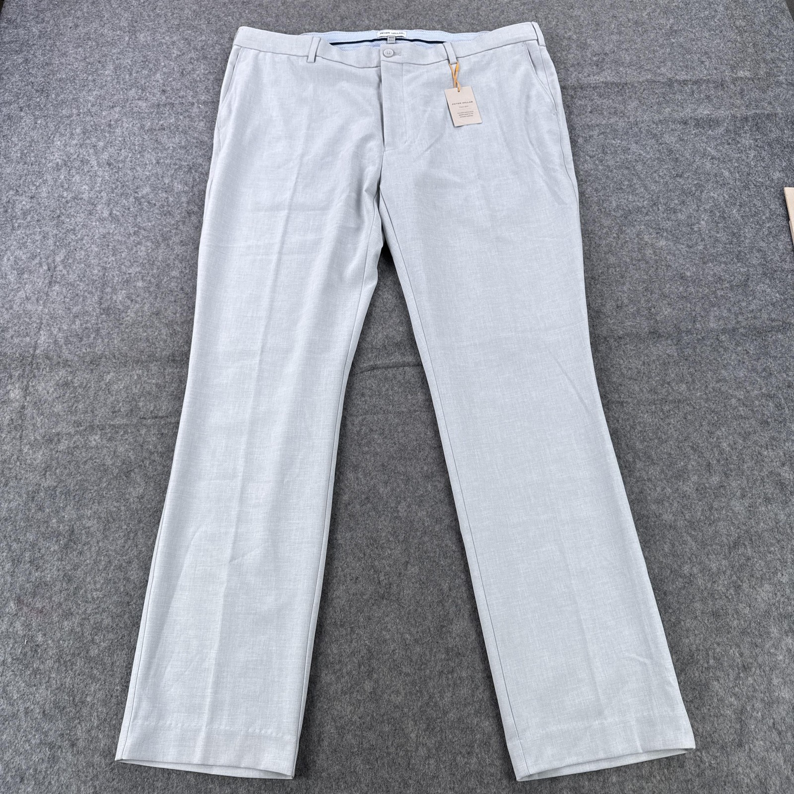 Peter Millar Pants Mens 40×32 Gray Charlotte Classic Fit Dress MS25EB55FB