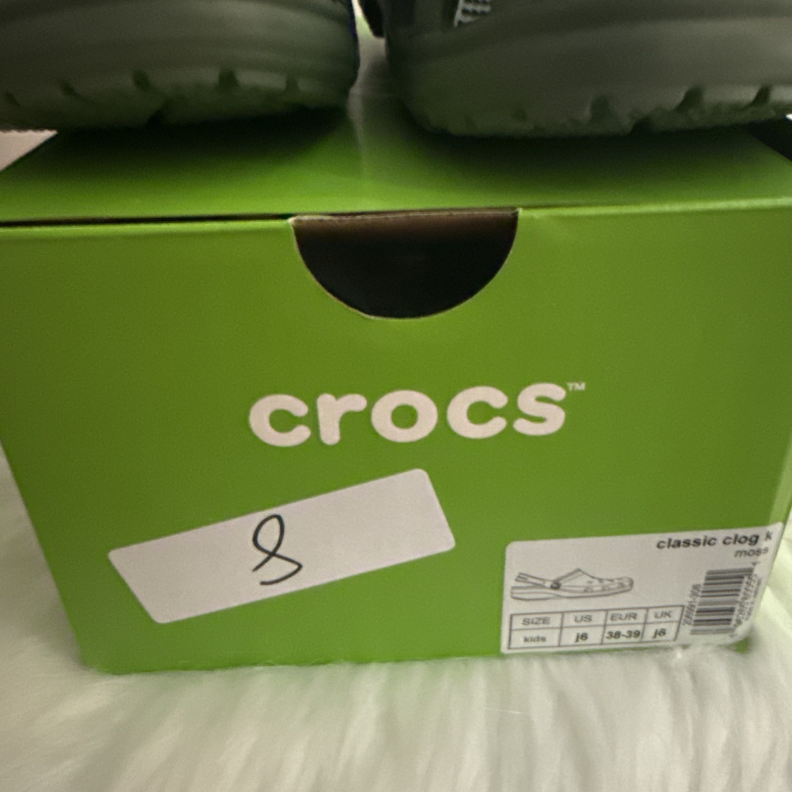 Crocs Classic Clog Baya Army Green Size 8 Women’s or 6 Men’s J6 NWT