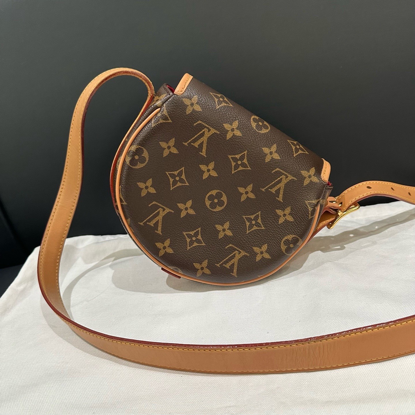 Louis Vuitton Pre-Owned Authentic Saddle Bag Monogram Free Tracked Shipping