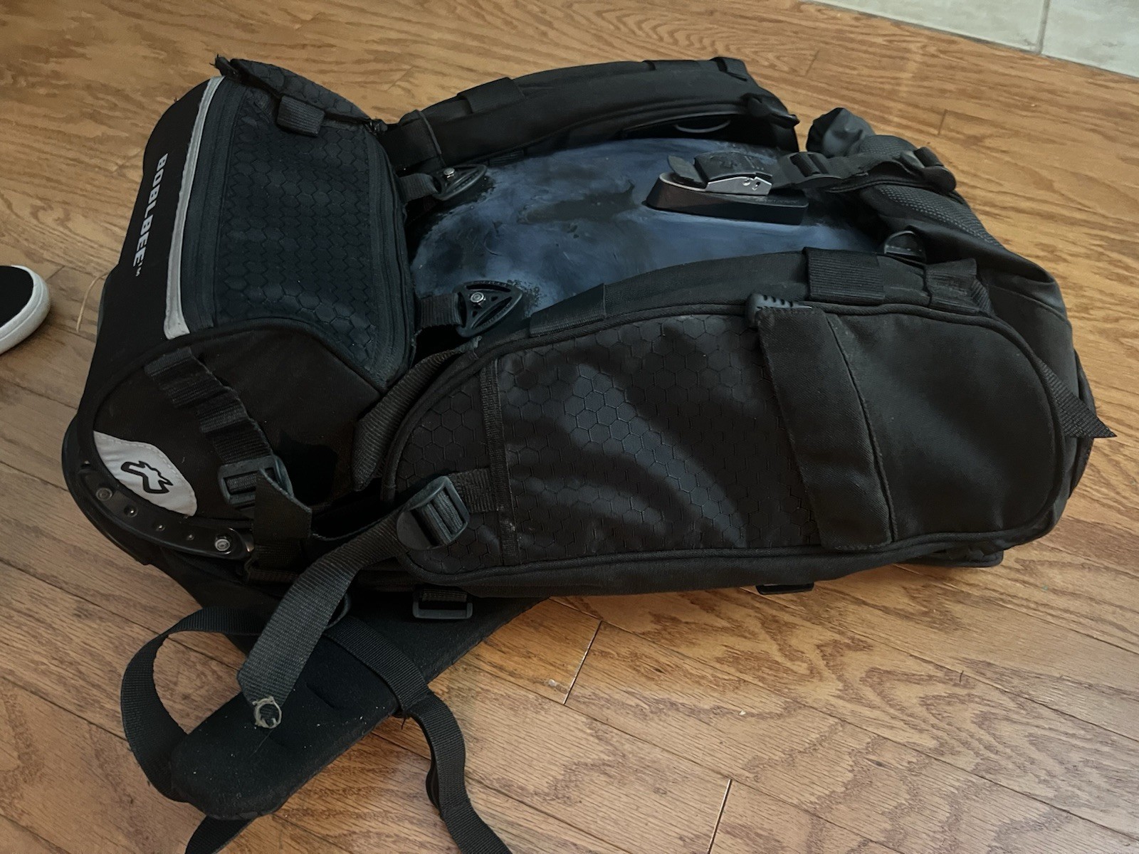 Boblbee Megalopolis Hard Shell Motorcycle Backpack – Black with X-Case