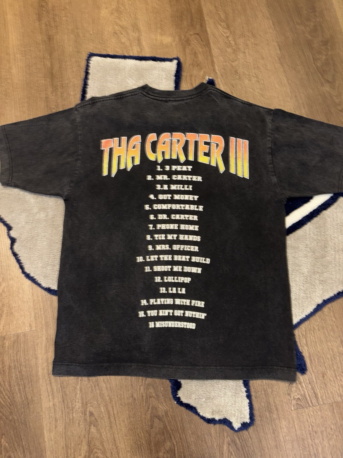 Lil Wayne Tha Carter III Double-Sided Graphic Tee Black Men’s M Cotton