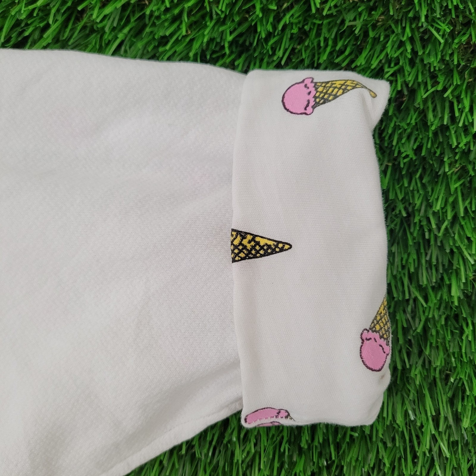 Vintage 80s Koala Bear Cropped Sweatshirt Womens XL 23×19 White