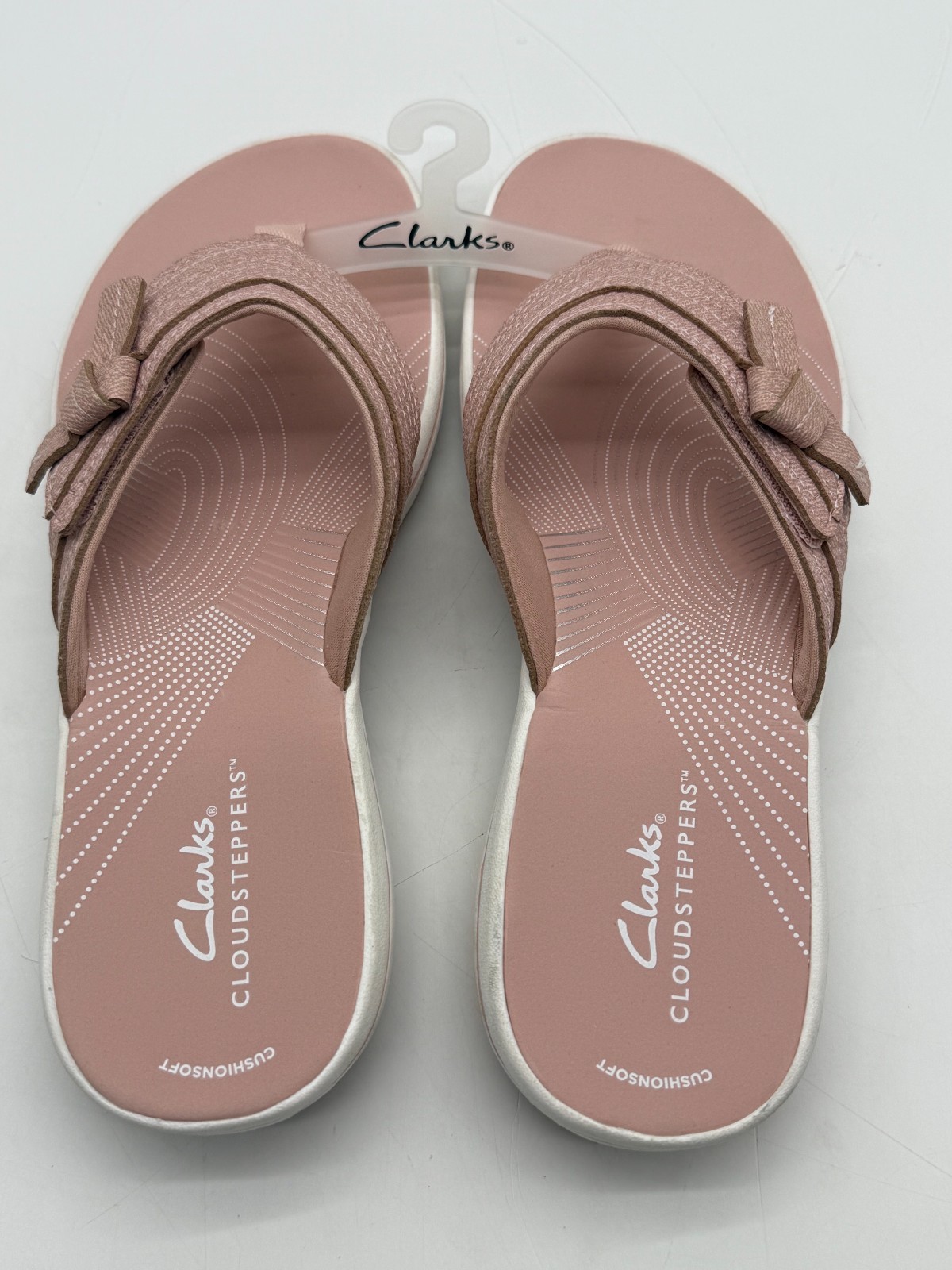 Clarks Breeze Dalia Cloudsteppers Blush Pink Sandal Flip Flop Womens 8 New 26182